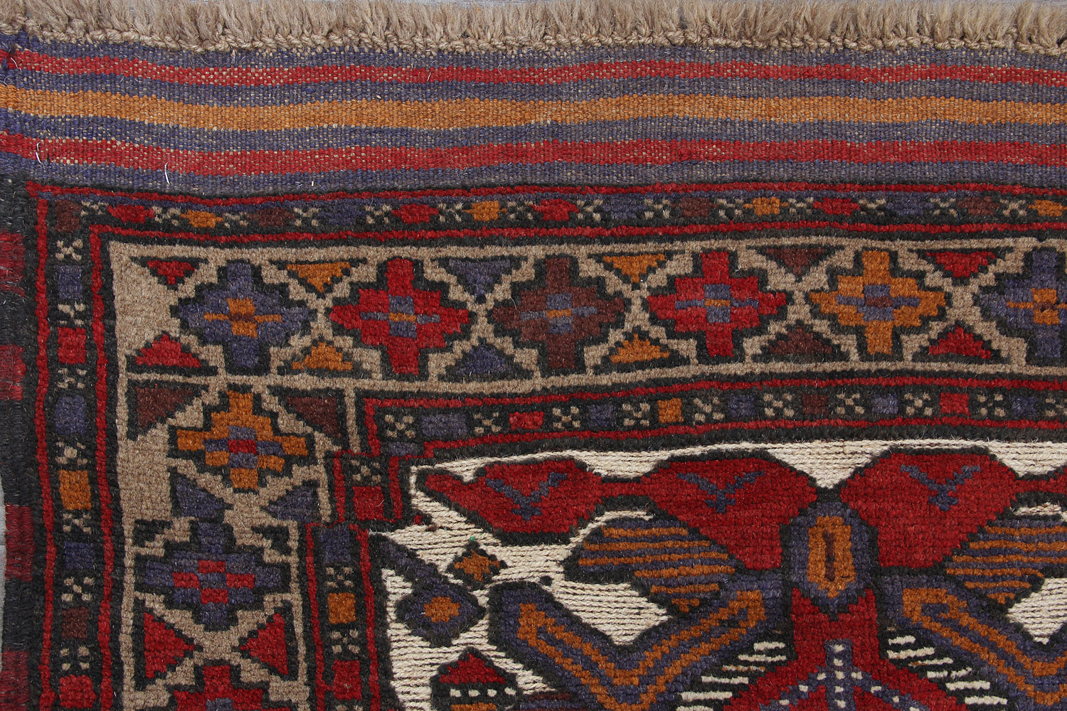 Handmade Berjista Afghan Rug