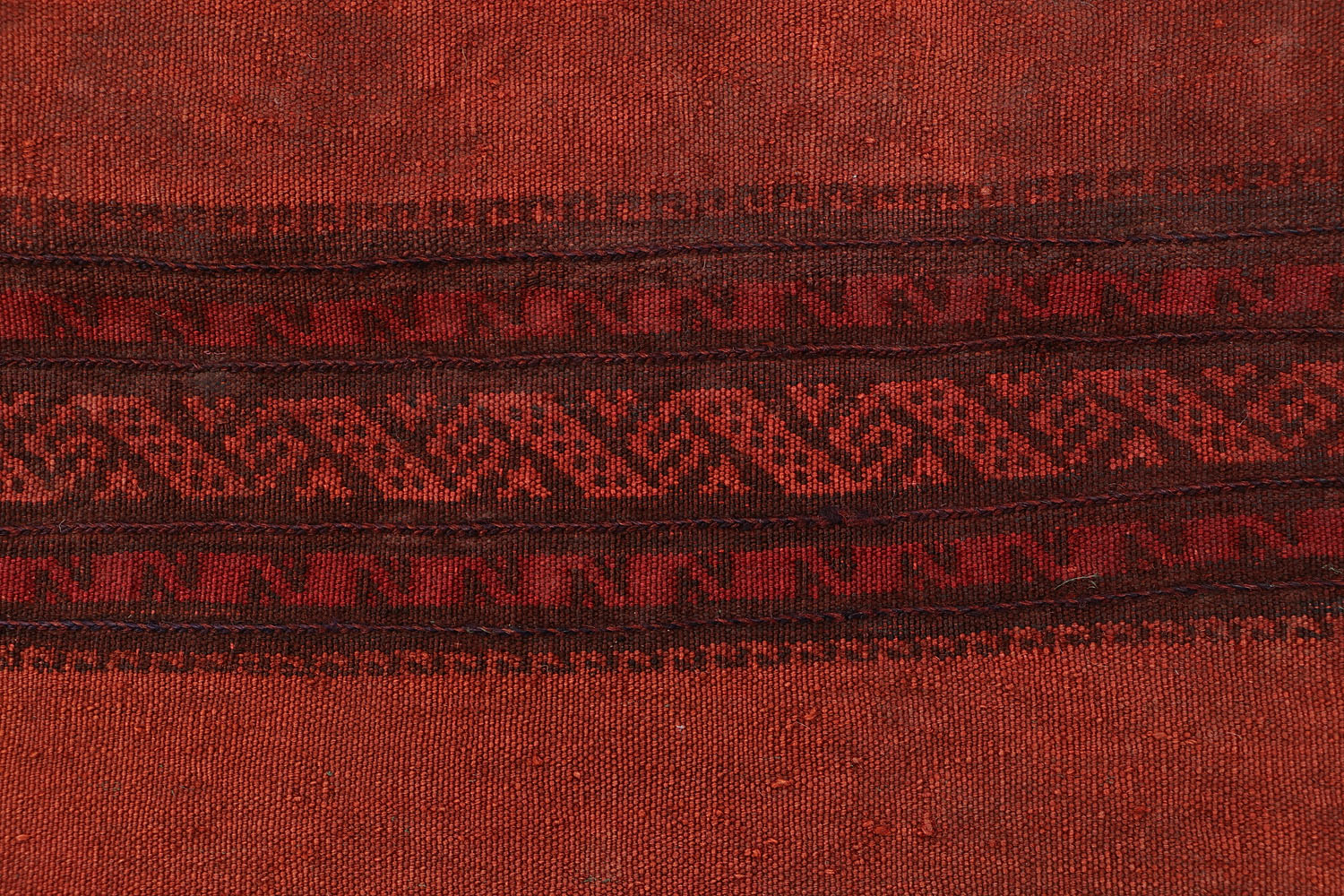 Brown Handmade Sufra Kilim Rug Runner