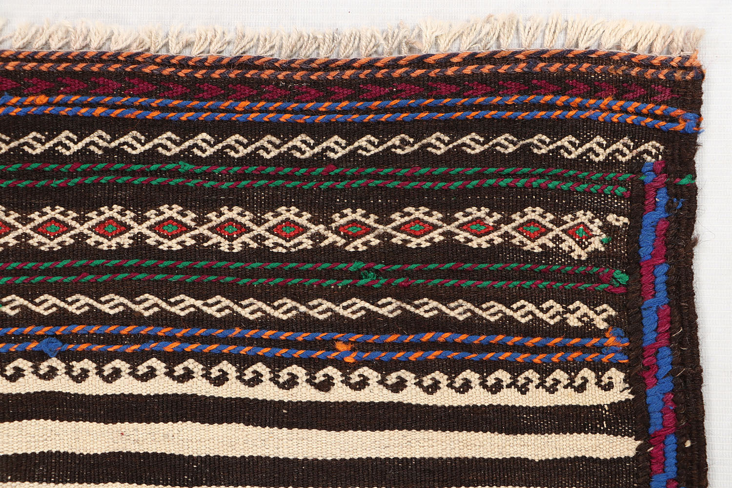 2' X 5'  Multy Handmade Sufra Kilim Rug Rectangular