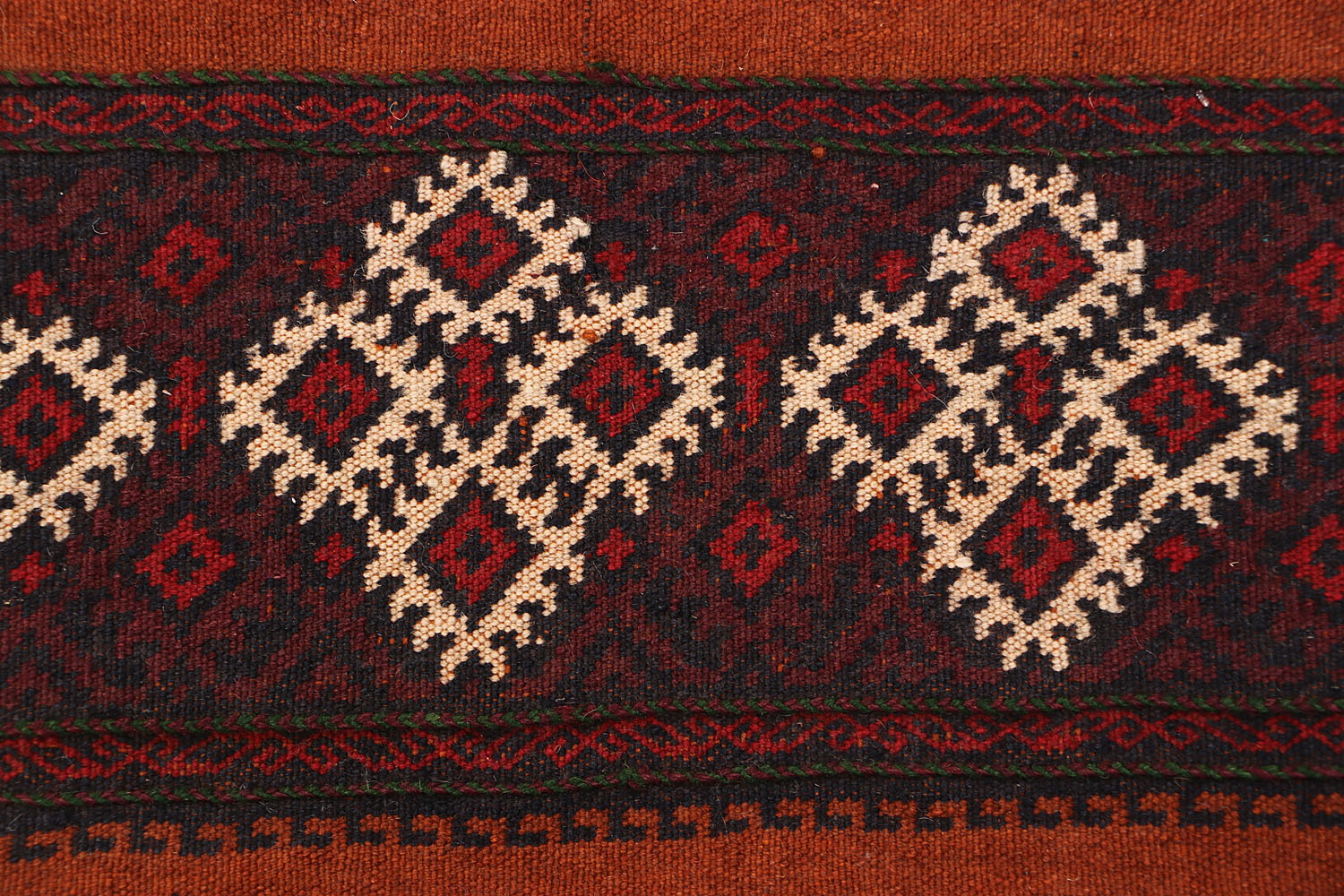 2' 6" x 6'  Gold Handmade Sufra Kilim Rug Runner