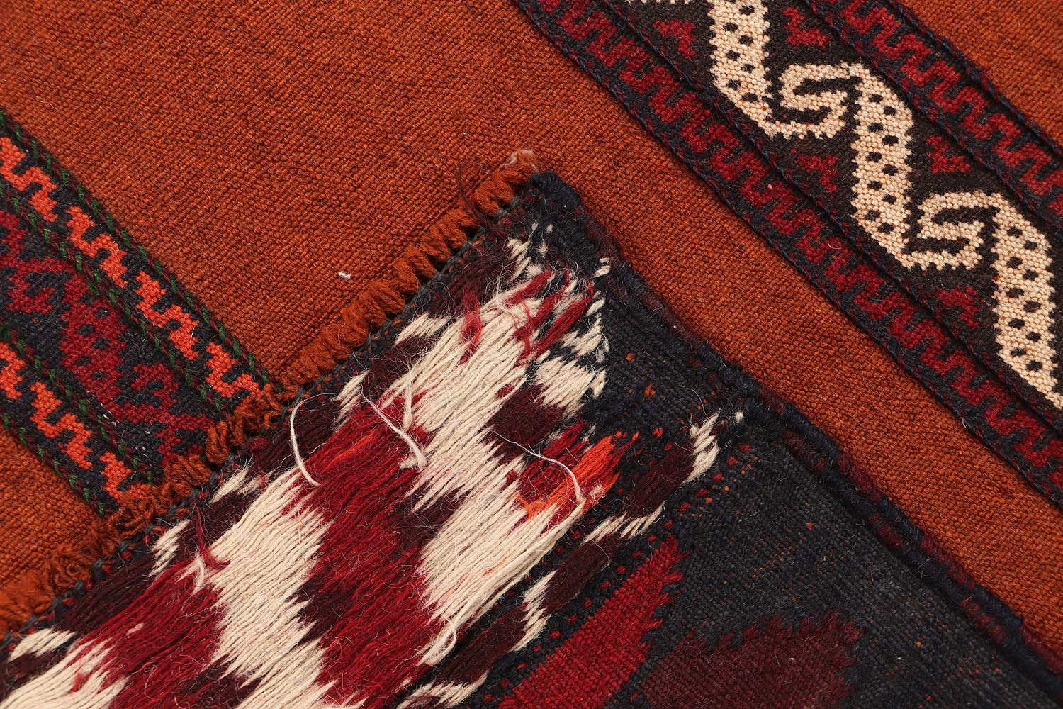 2' 6" x 6'  Gold Handmade Sufra Kilim Rug Runner