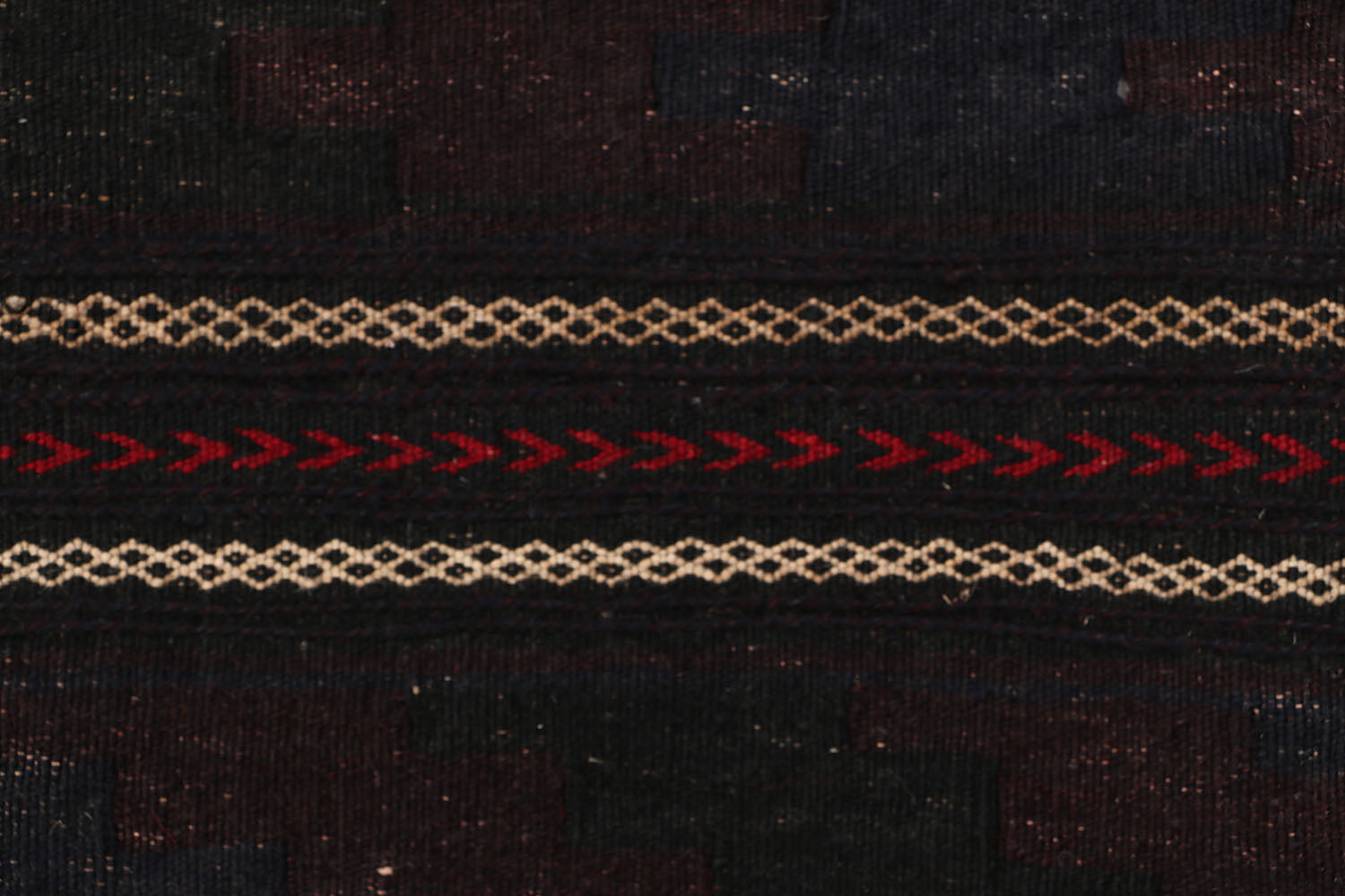 Brown Handmade Sufra Kilim Rug Runner