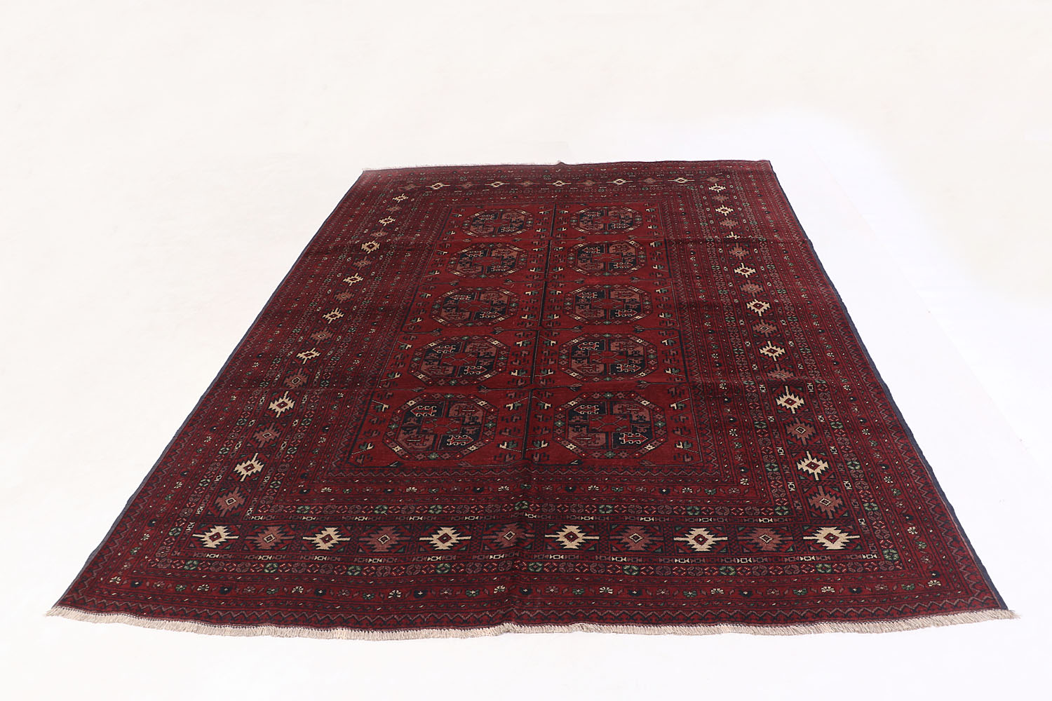 Handmade Fil Pa Afghan Rug