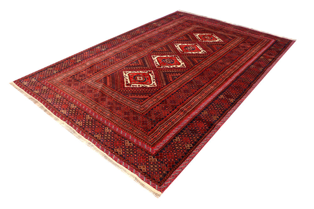 Handmade Nakhunak Afghan Rug