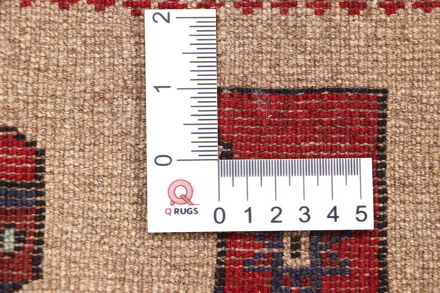 Brown Hand Knotted Wool War Rug 3' x 5'
