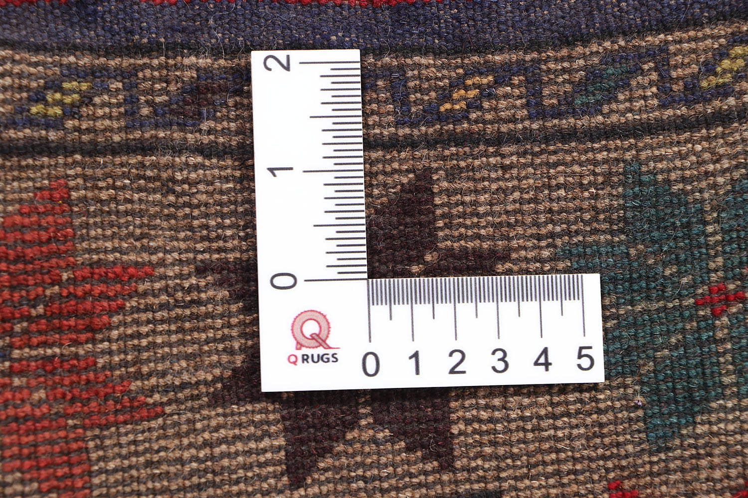 Brown Hand Knotted Wool War Rug 3' x 5'