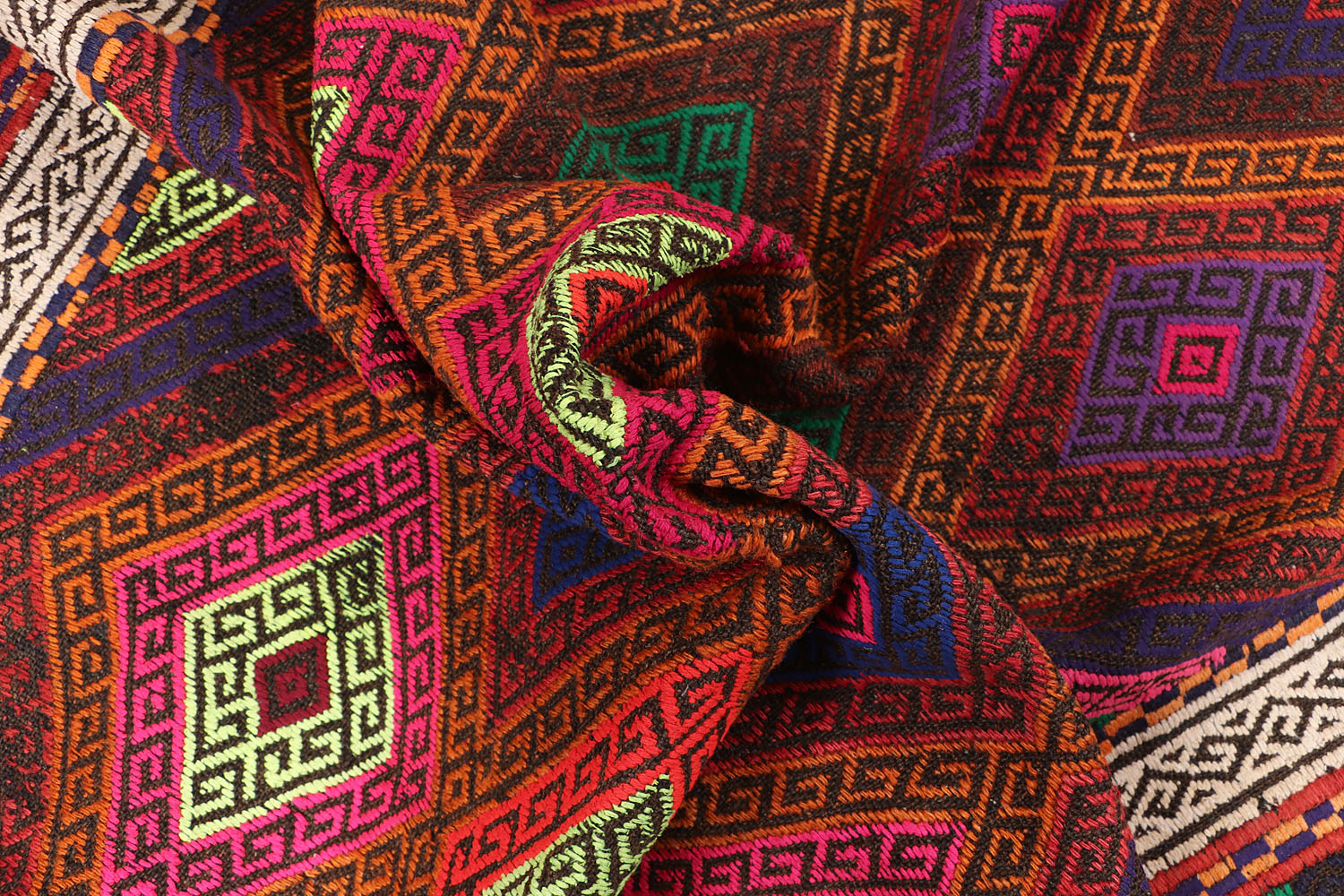 Multy Handmade Suzani Kilim Rug Runner
