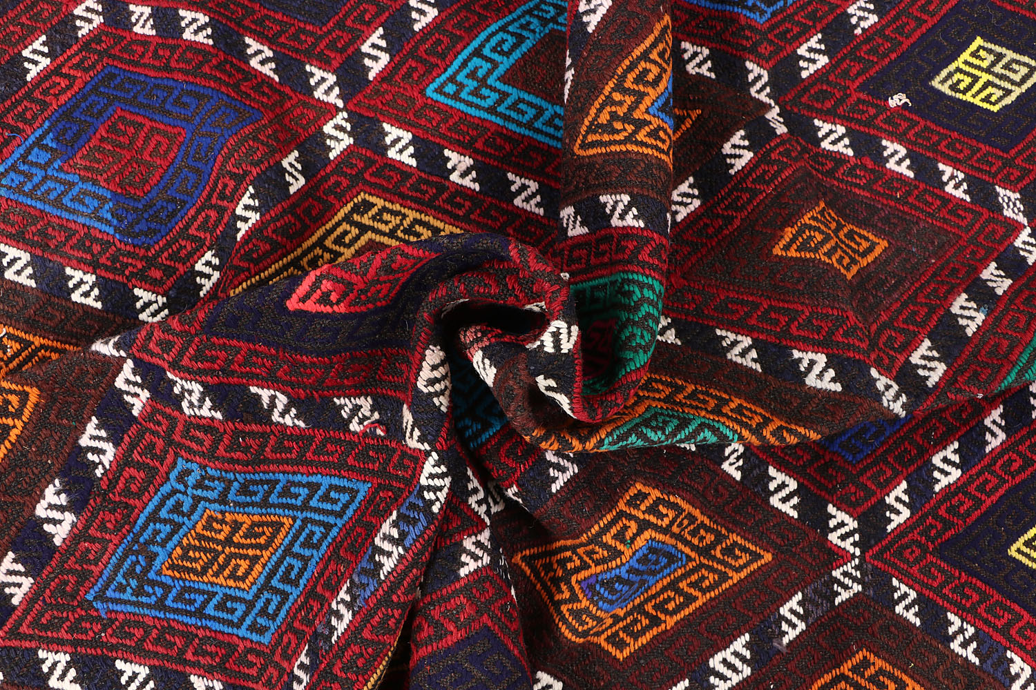 Multy Handmade Suzani Kilim Rug Runner