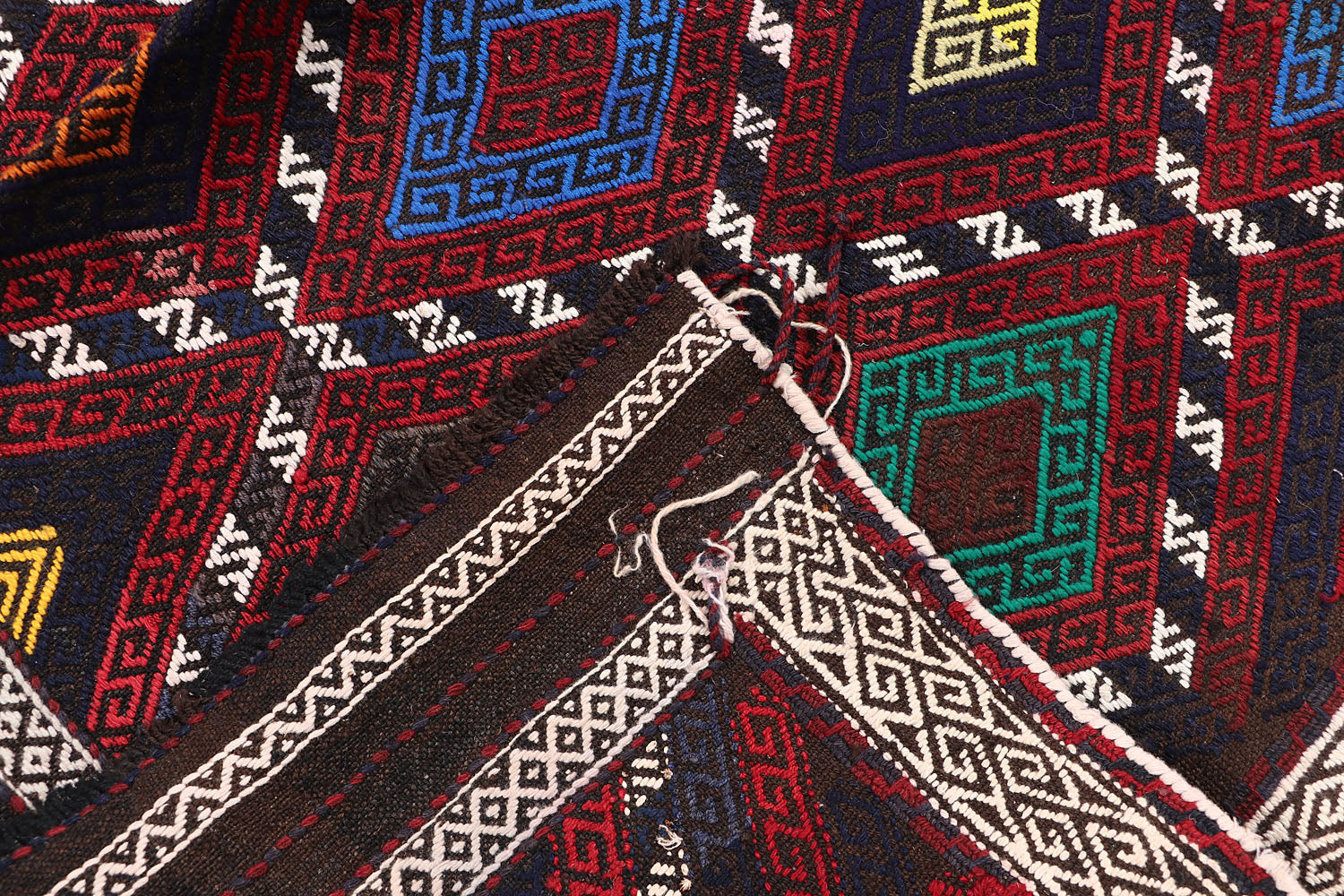 Multy Handmade Suzani Kilim Rug Runner
