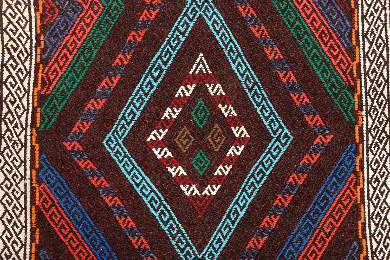 Multy Handmade Suzani Kilim Rug Runner