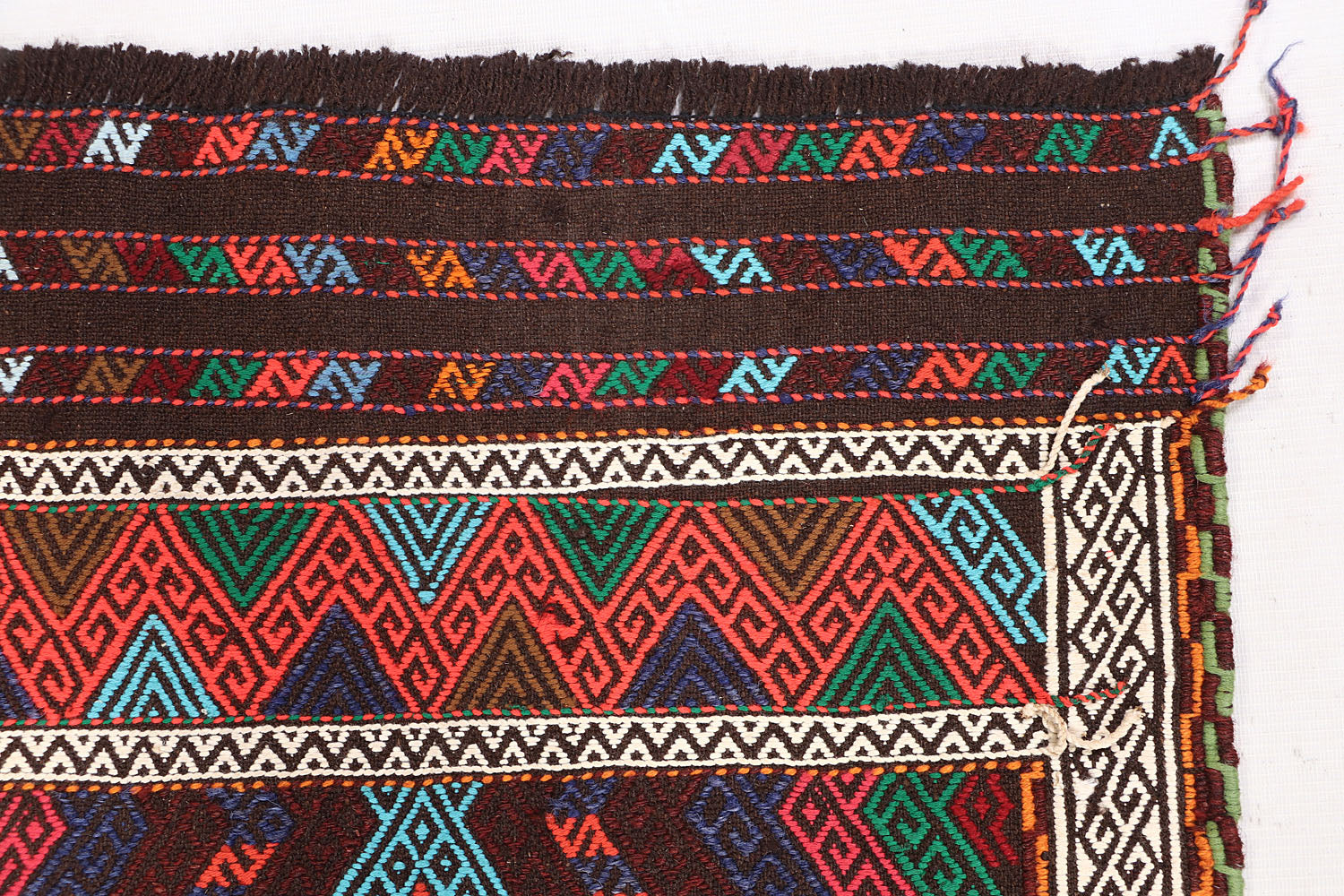 Multy Handmade Suzani Kilim Rug Runner
