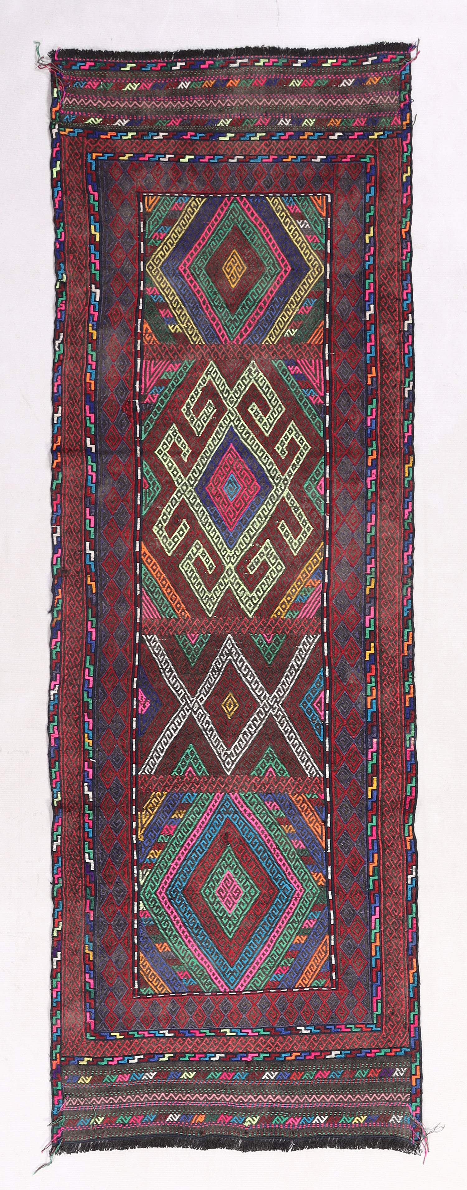 Multy Handmade Suzani Kilim Rug Rectangular