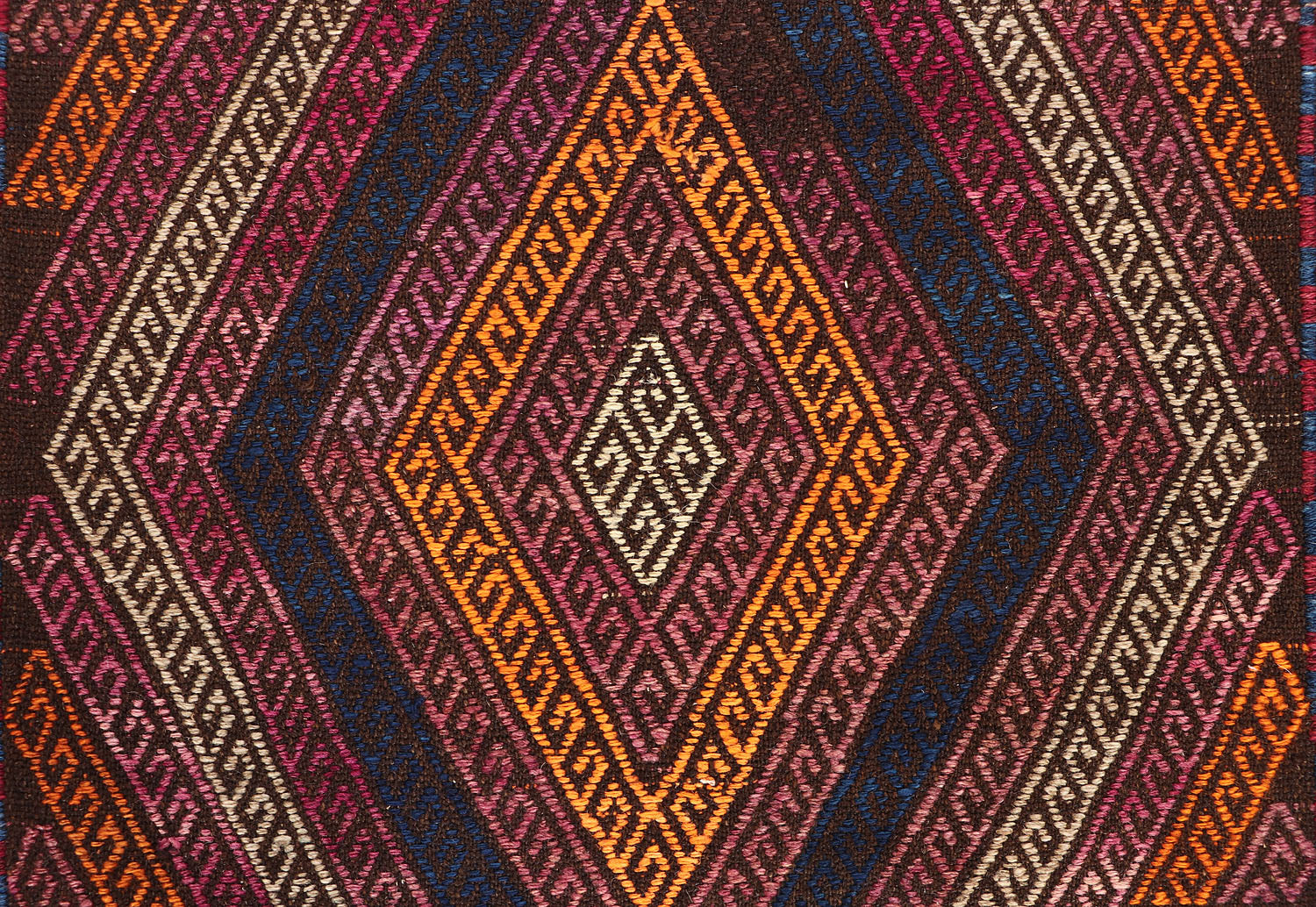 Multy Handmade Suzani Kilim Rug Rectangular