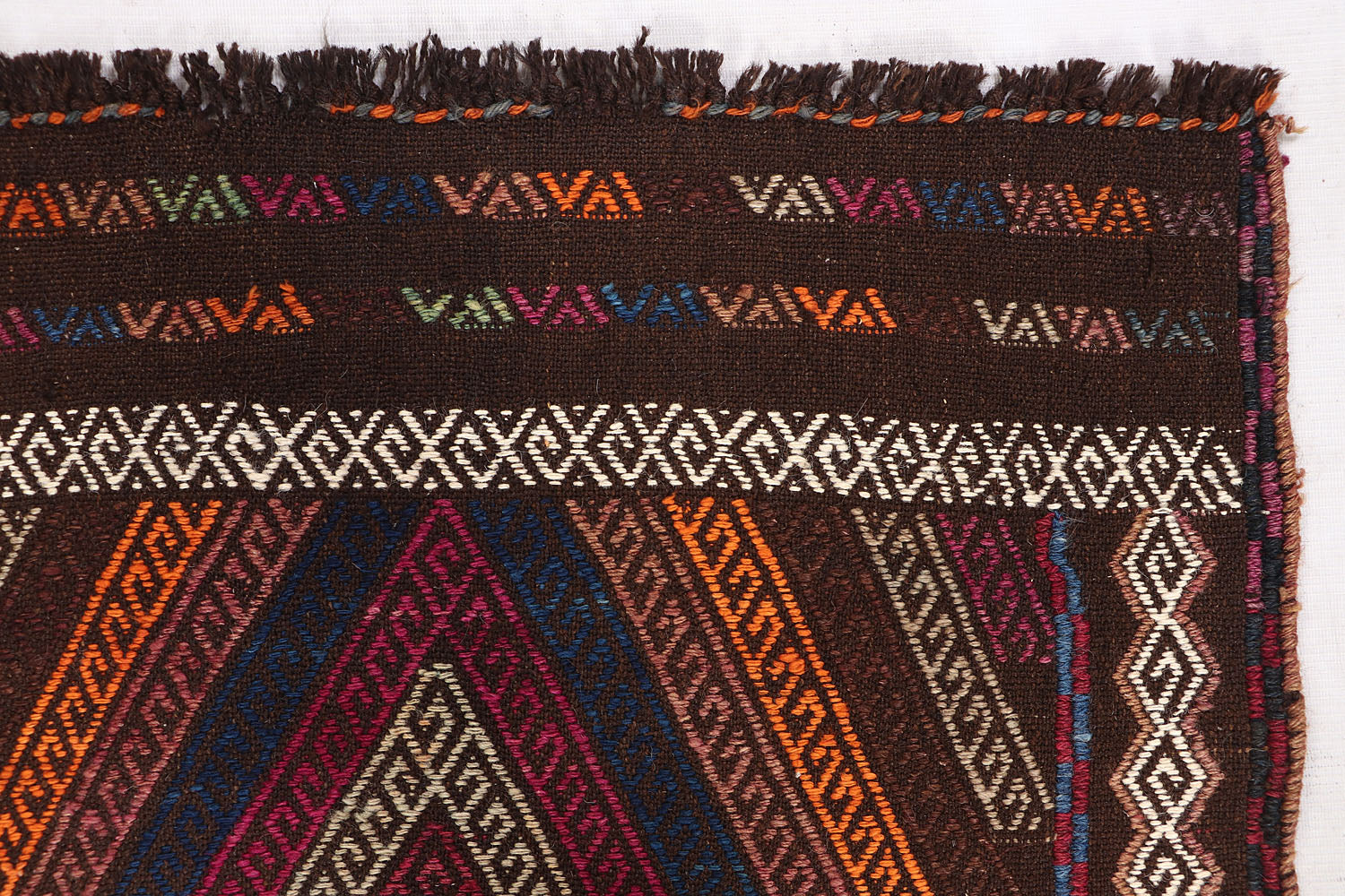 Multy Handmade Suzani Kilim Rug Rectangular