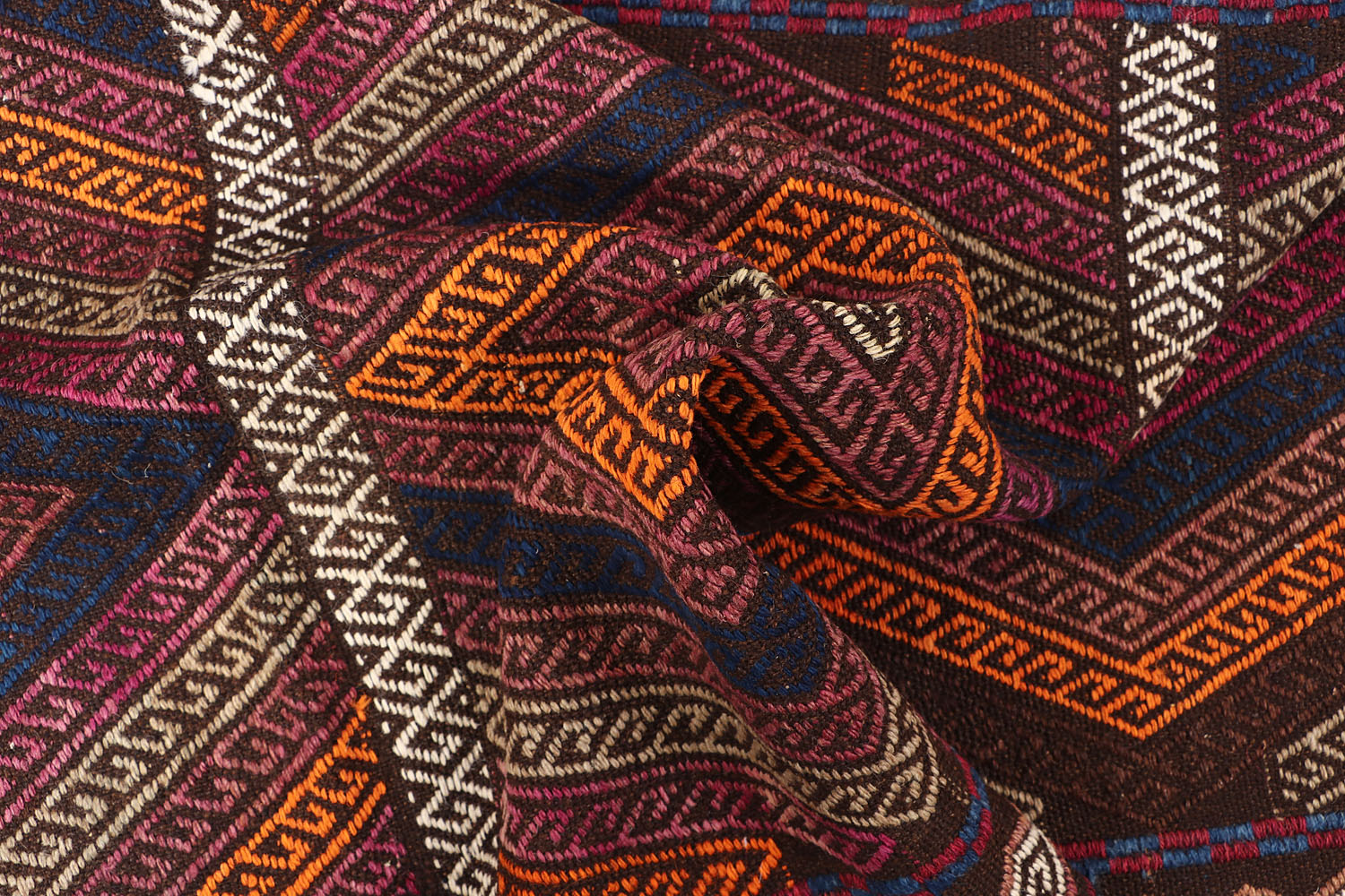 Multy Handmade Suzani Kilim Rug Rectangular