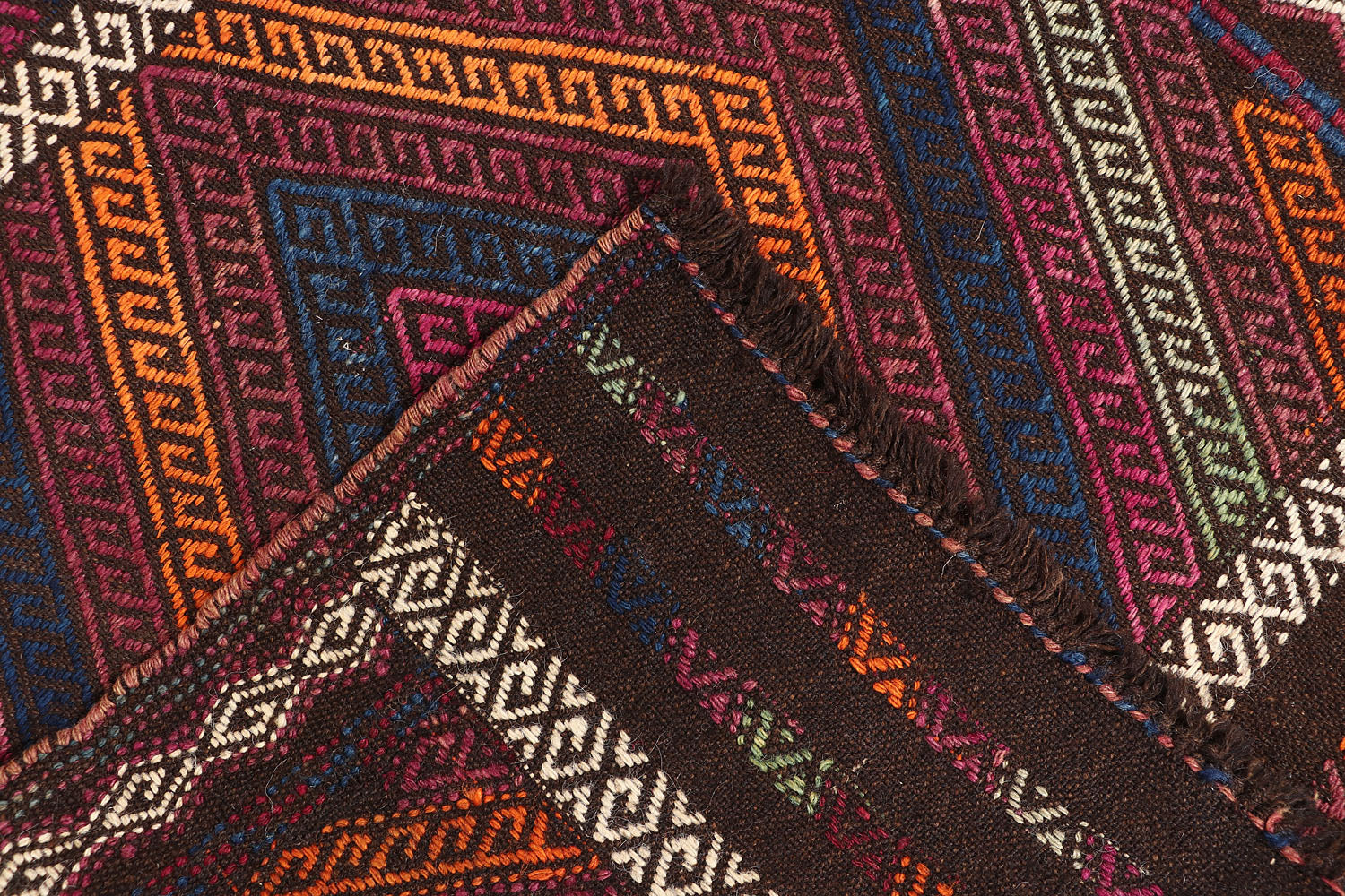 Multy Handmade Suzani Kilim Rug Rectangular