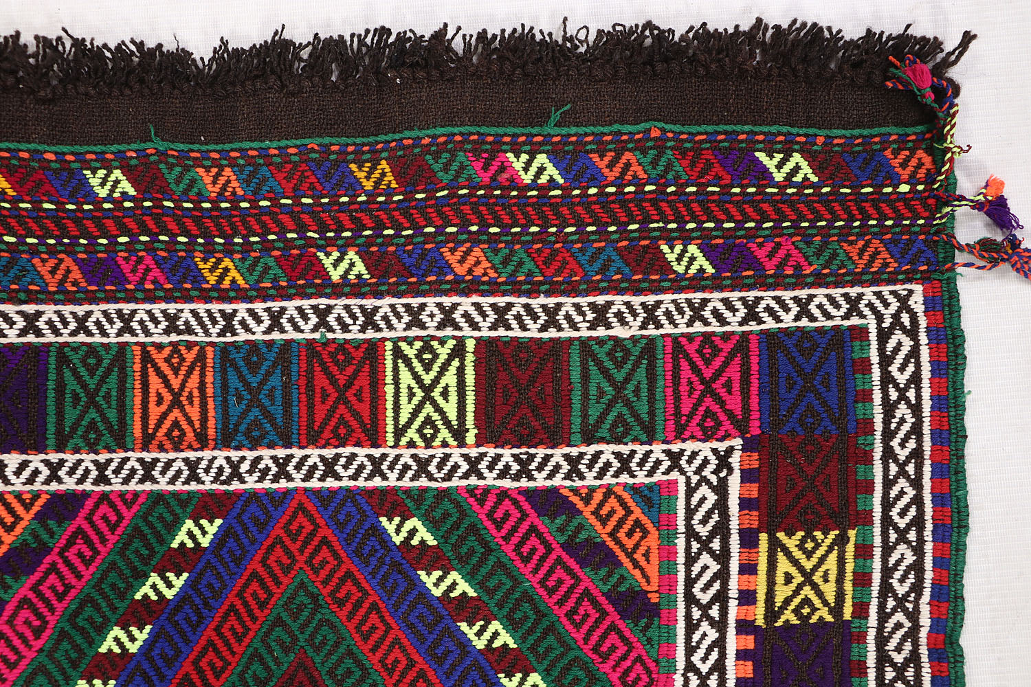 Multy Handmade Suzani Kilim Rug Runner