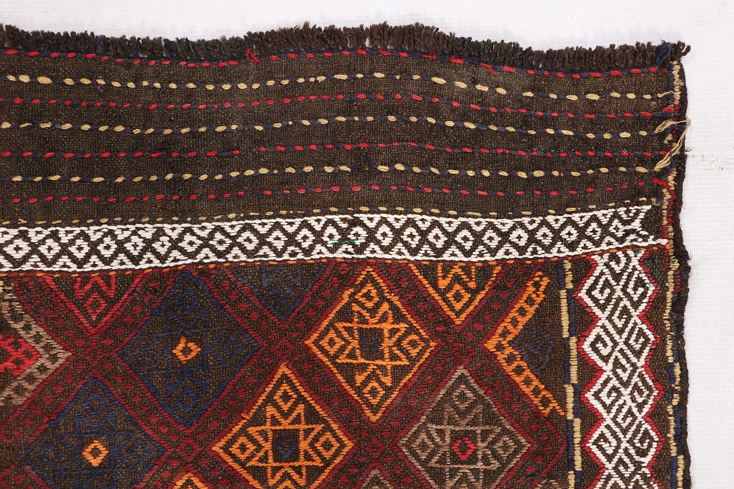 Multy Handmade Suzani Kilim Rug Runner