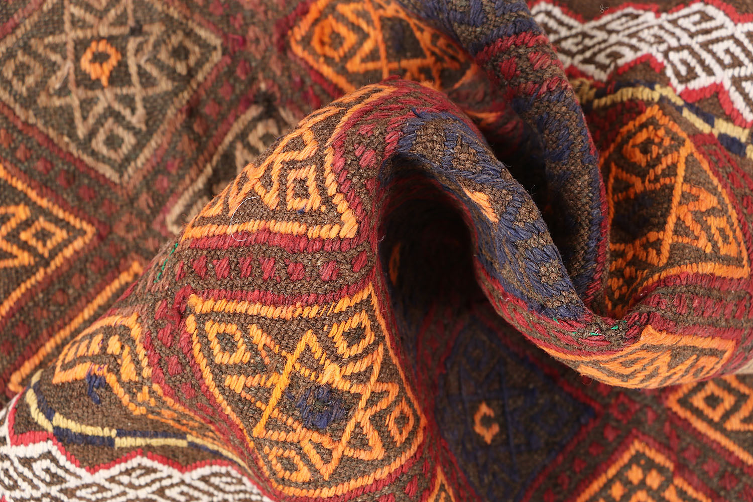 Multy Handmade Suzani Kilim Rug Runner