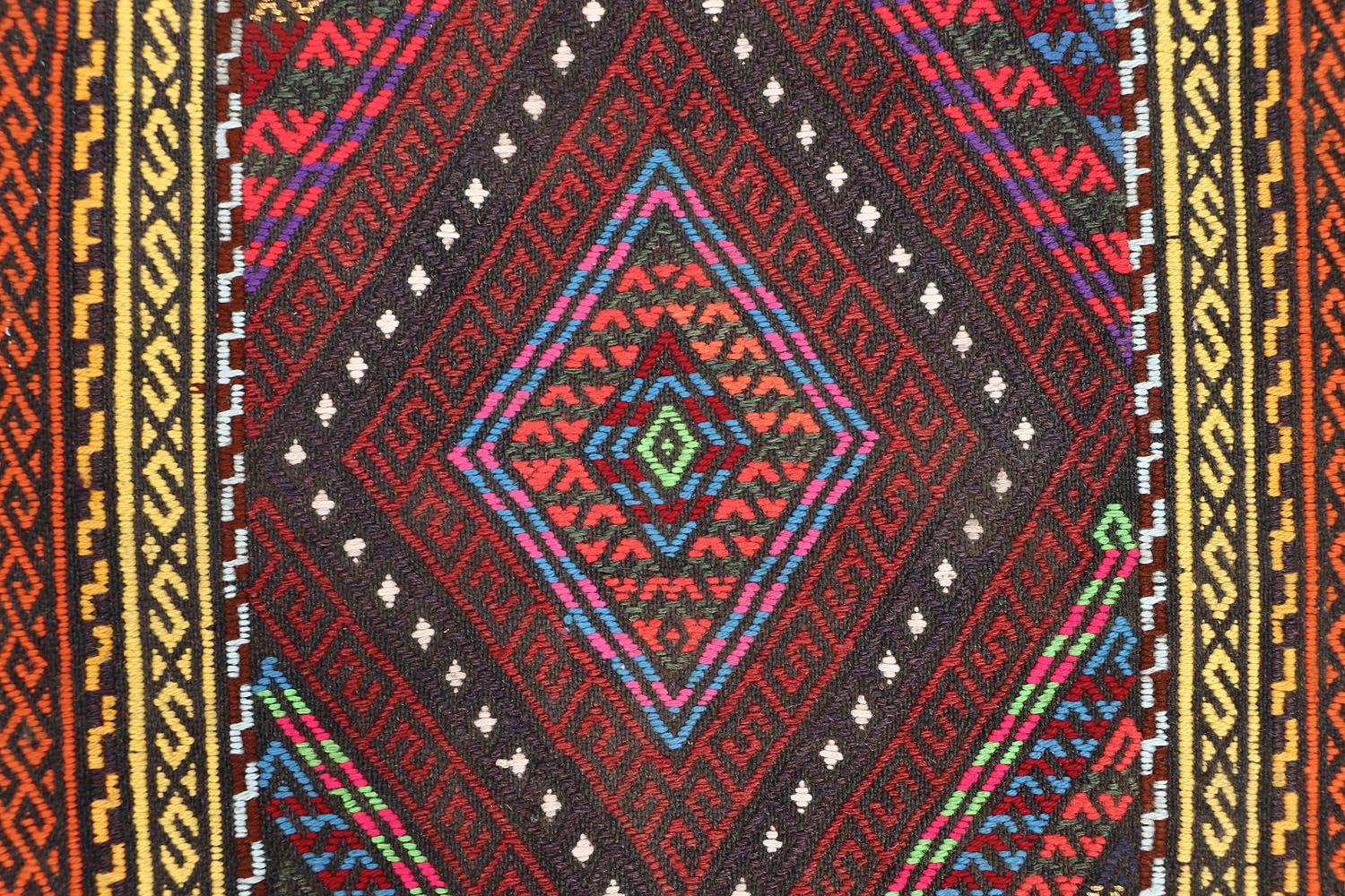 Multy Handmade Suzani Kilim Rug Runner
