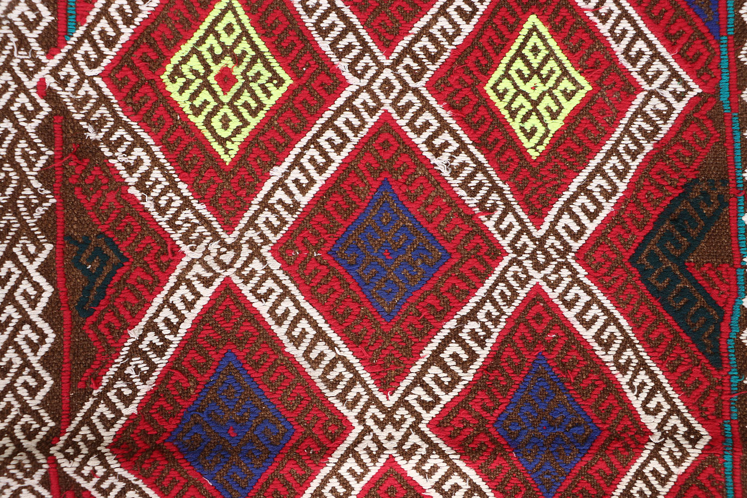 2' 6" x 8'  Multy Handmade Suzani Kilim Rug Runner