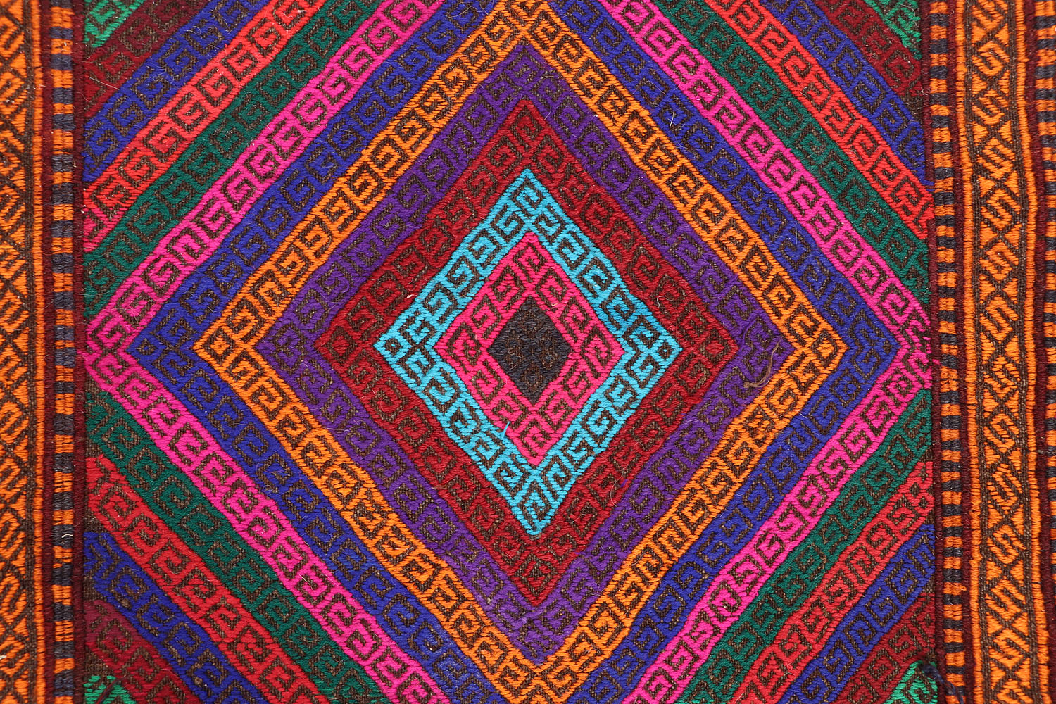 Multy Handmade Suzani Kilim Rug Runner