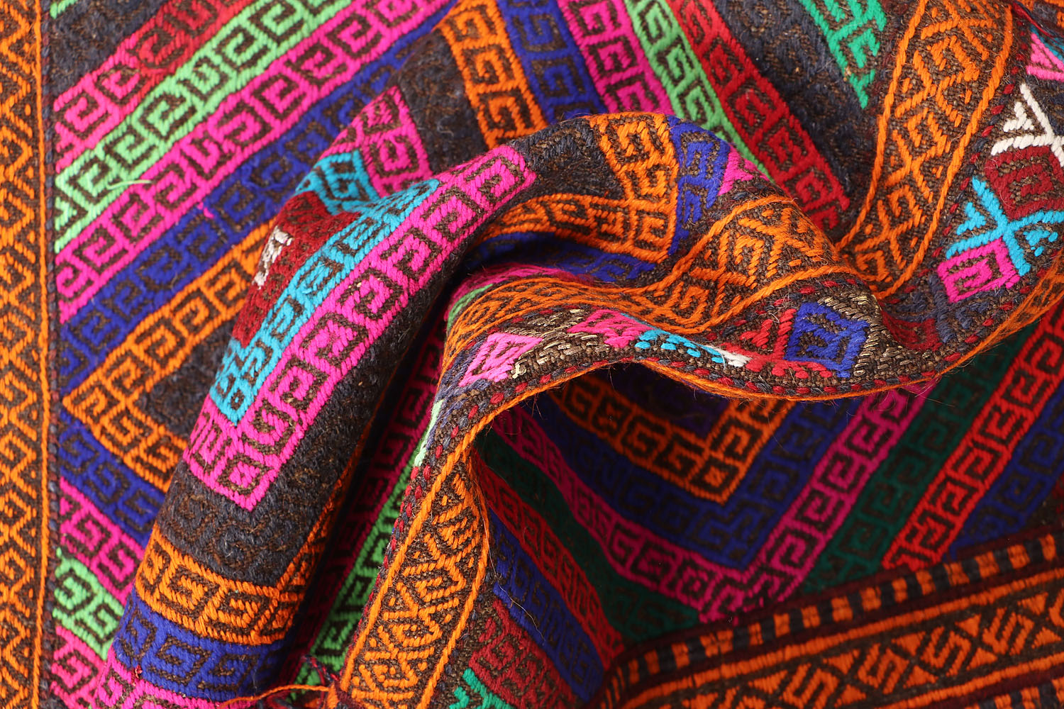 Multy Handmade Suzani Kilim Rug Runner