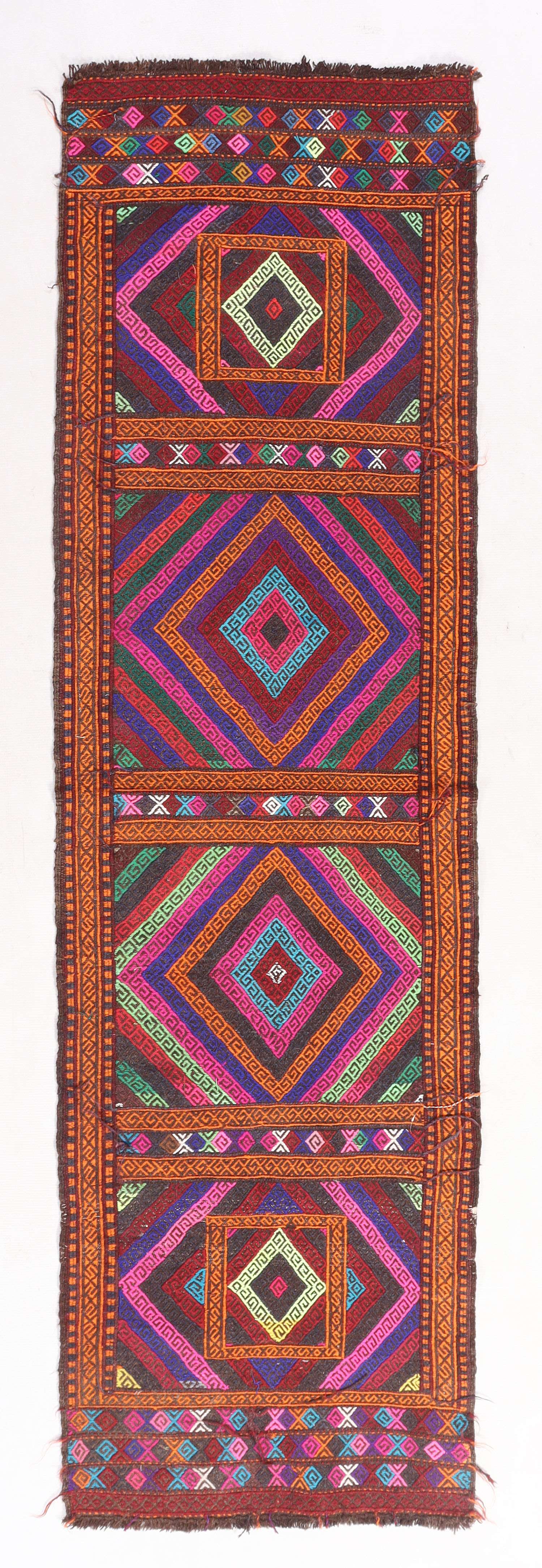 Multy Handmade Suzani Kilim Rug Runner