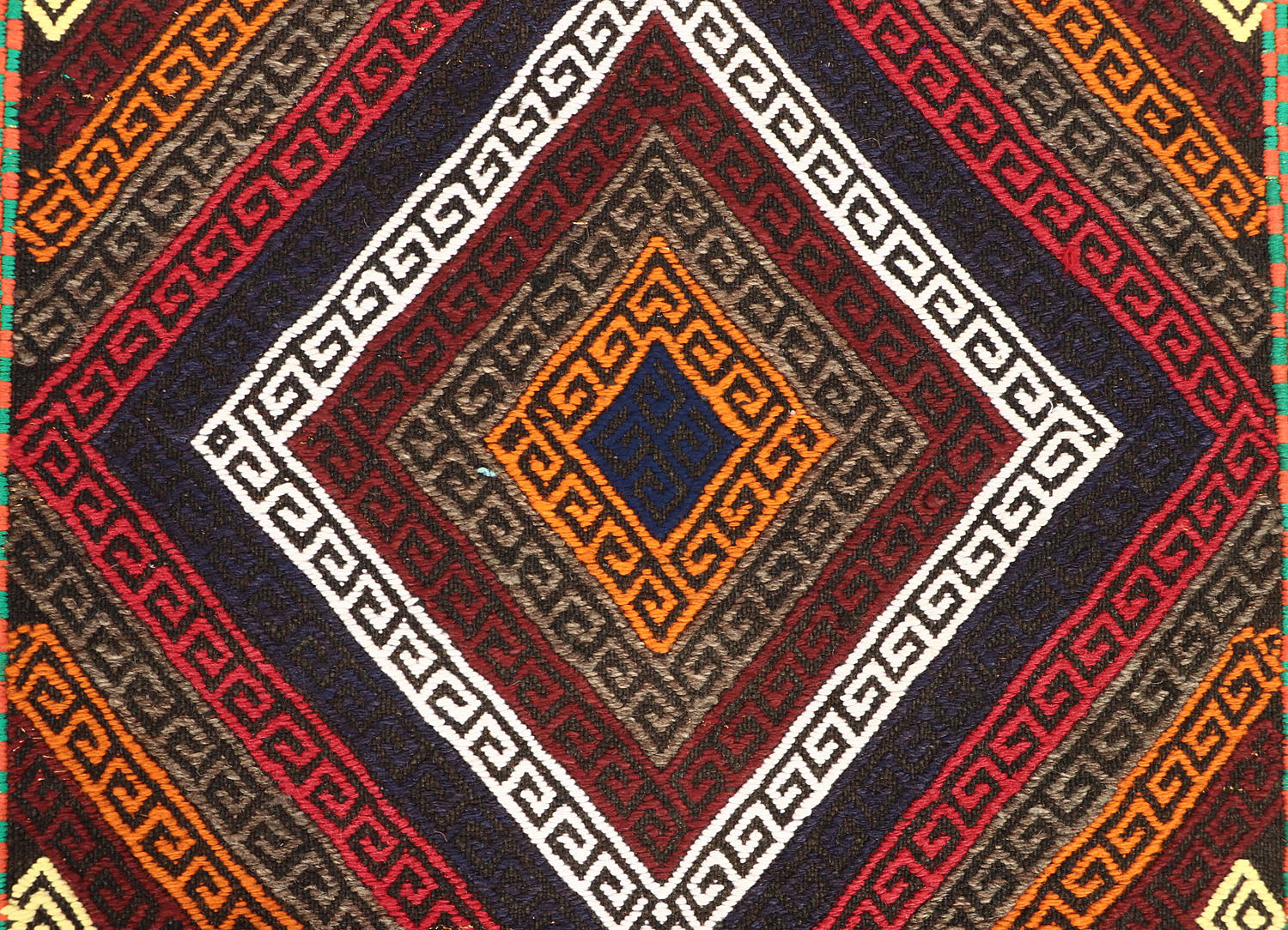 Multy Handmade Suzani Kilim Rug Runner