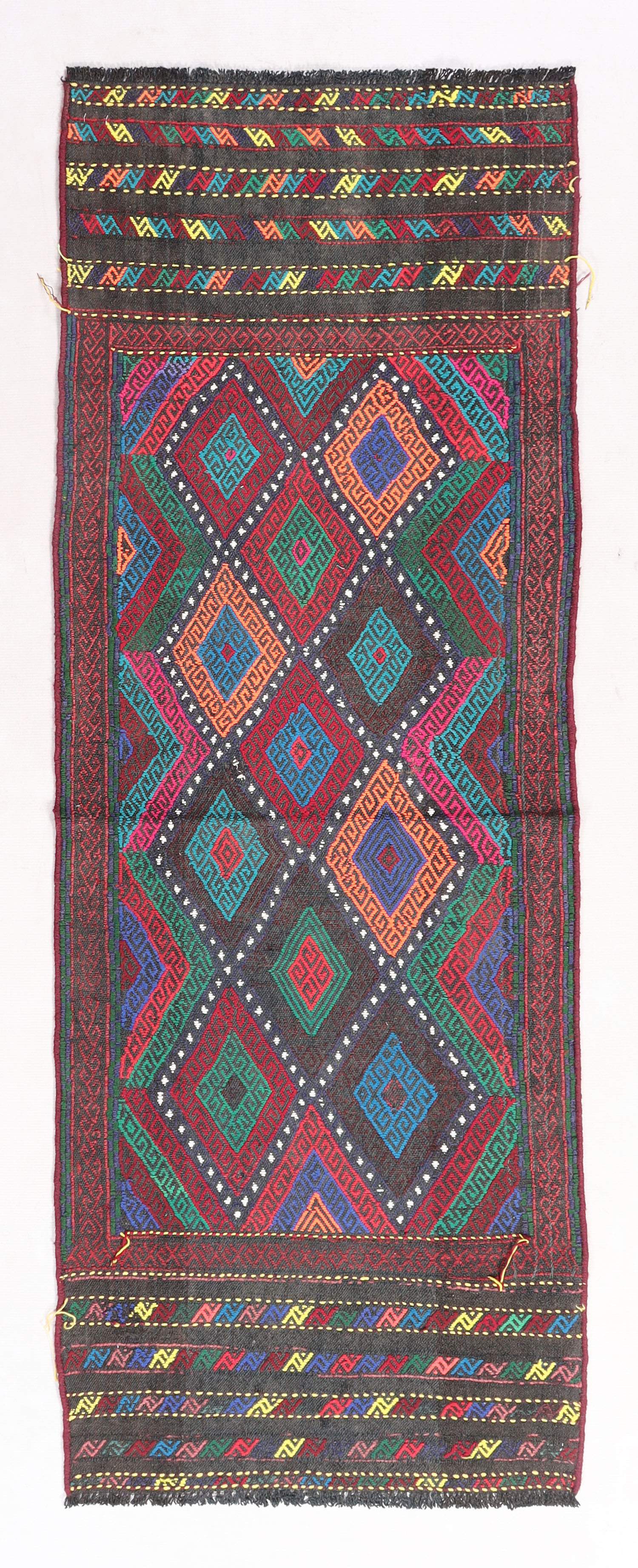 Multy Handmade Suzani Kilim Rug Runner