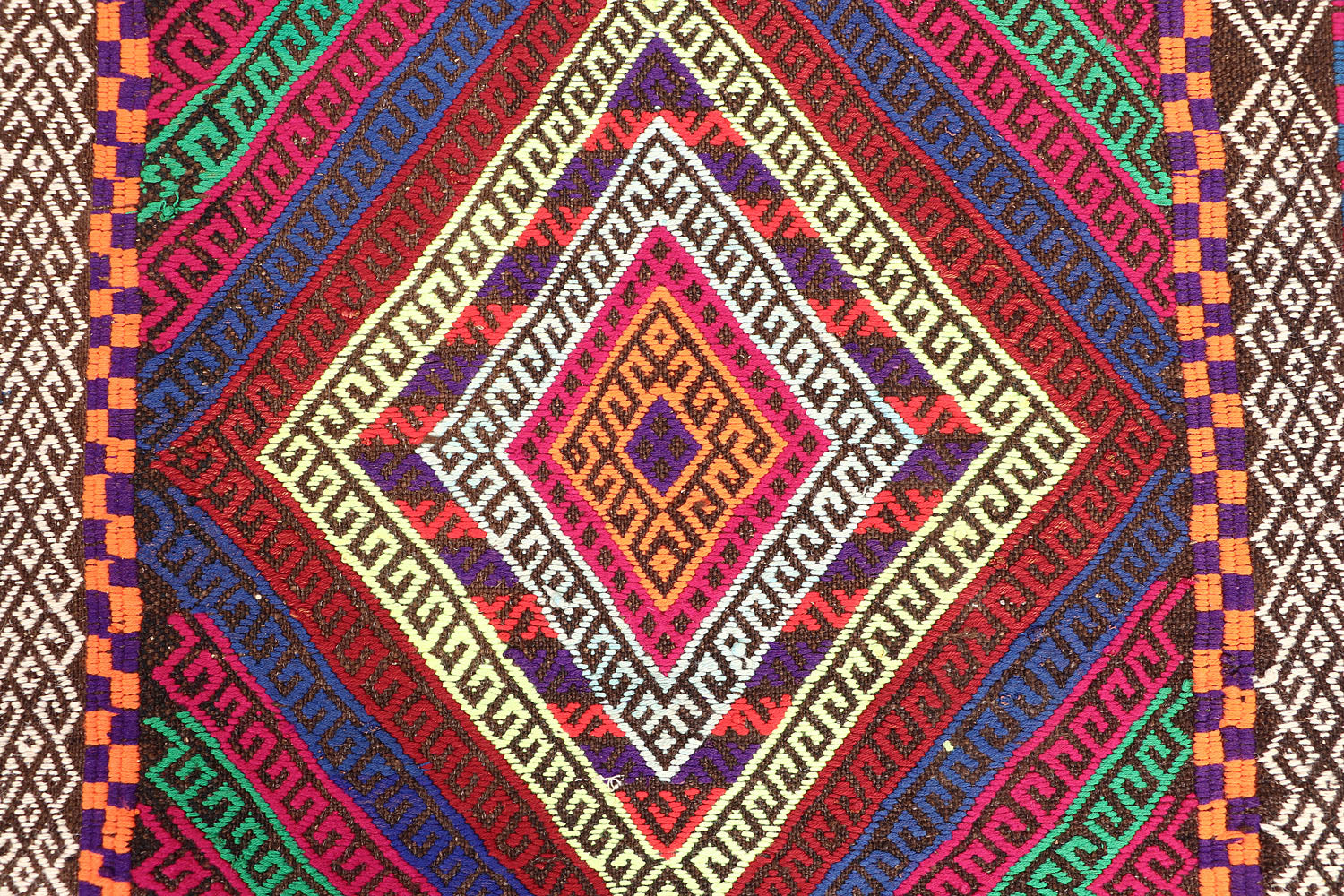 Multy Handmade Suzani Kilim Rug Runner