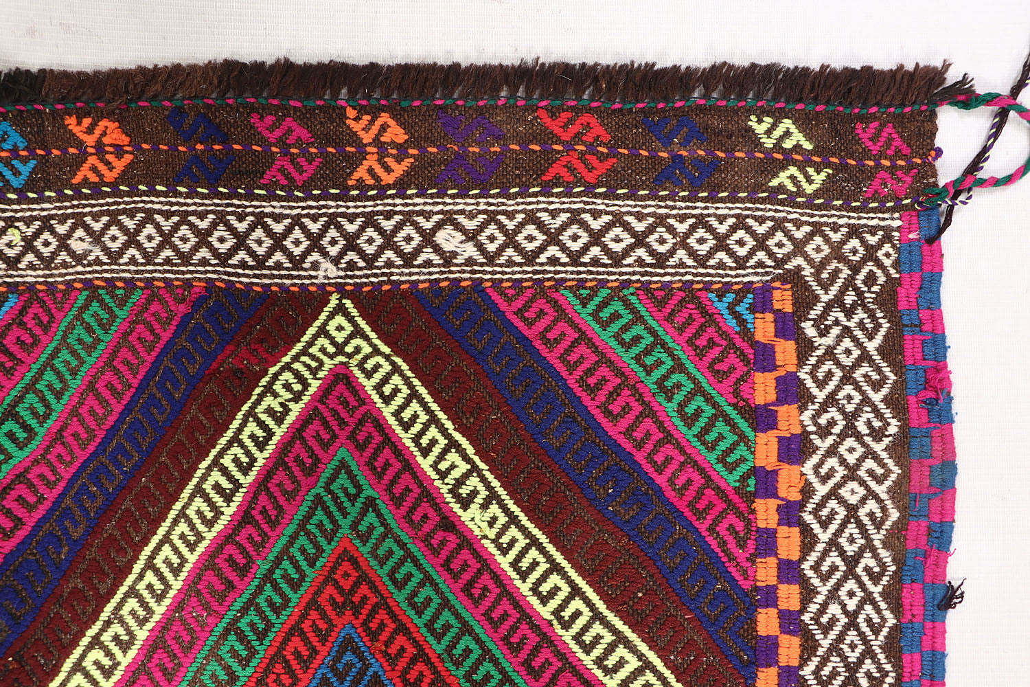 Multy Handmade Suzani Kilim Rug Runner