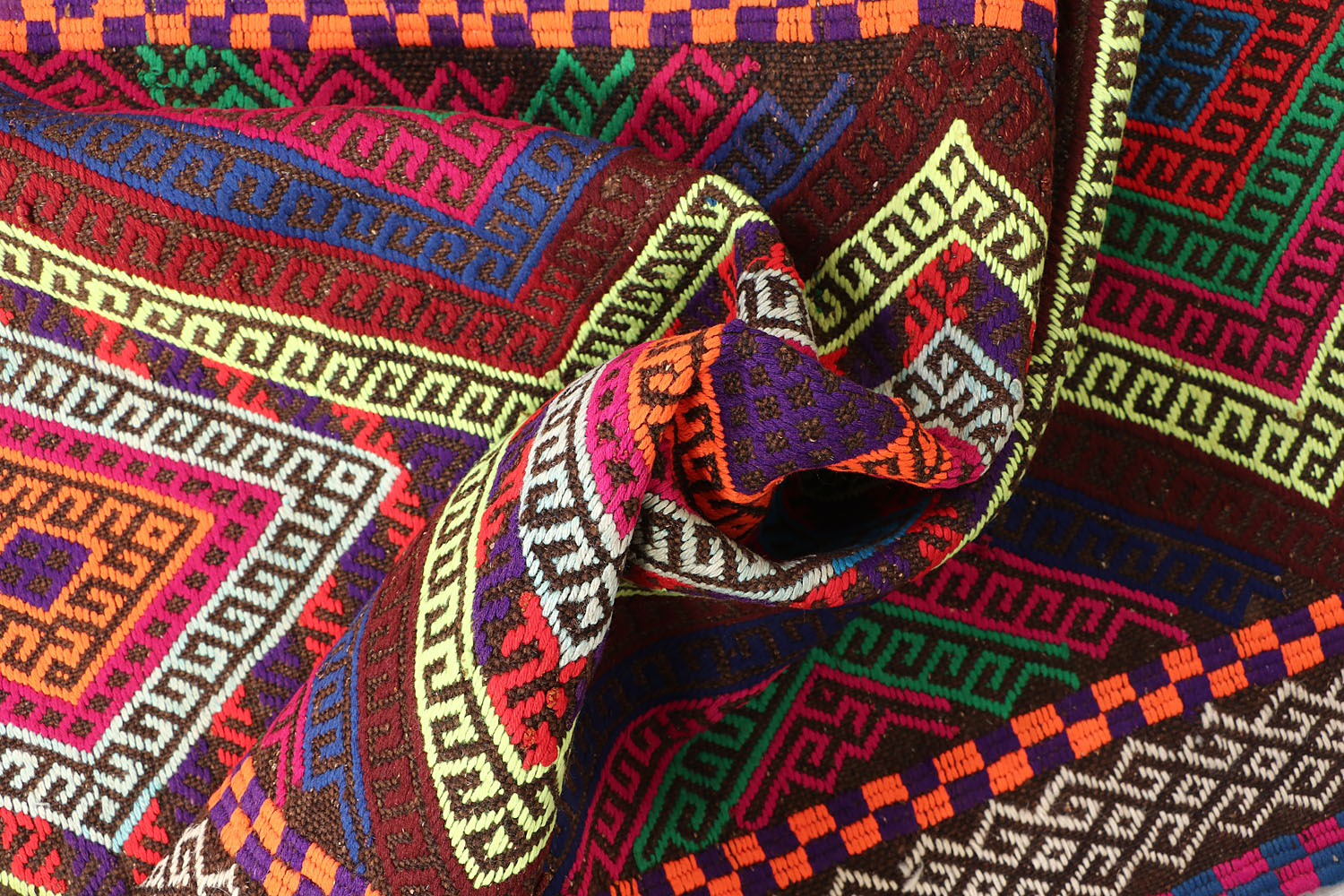 Multy Handmade Suzani Kilim Rug Runner