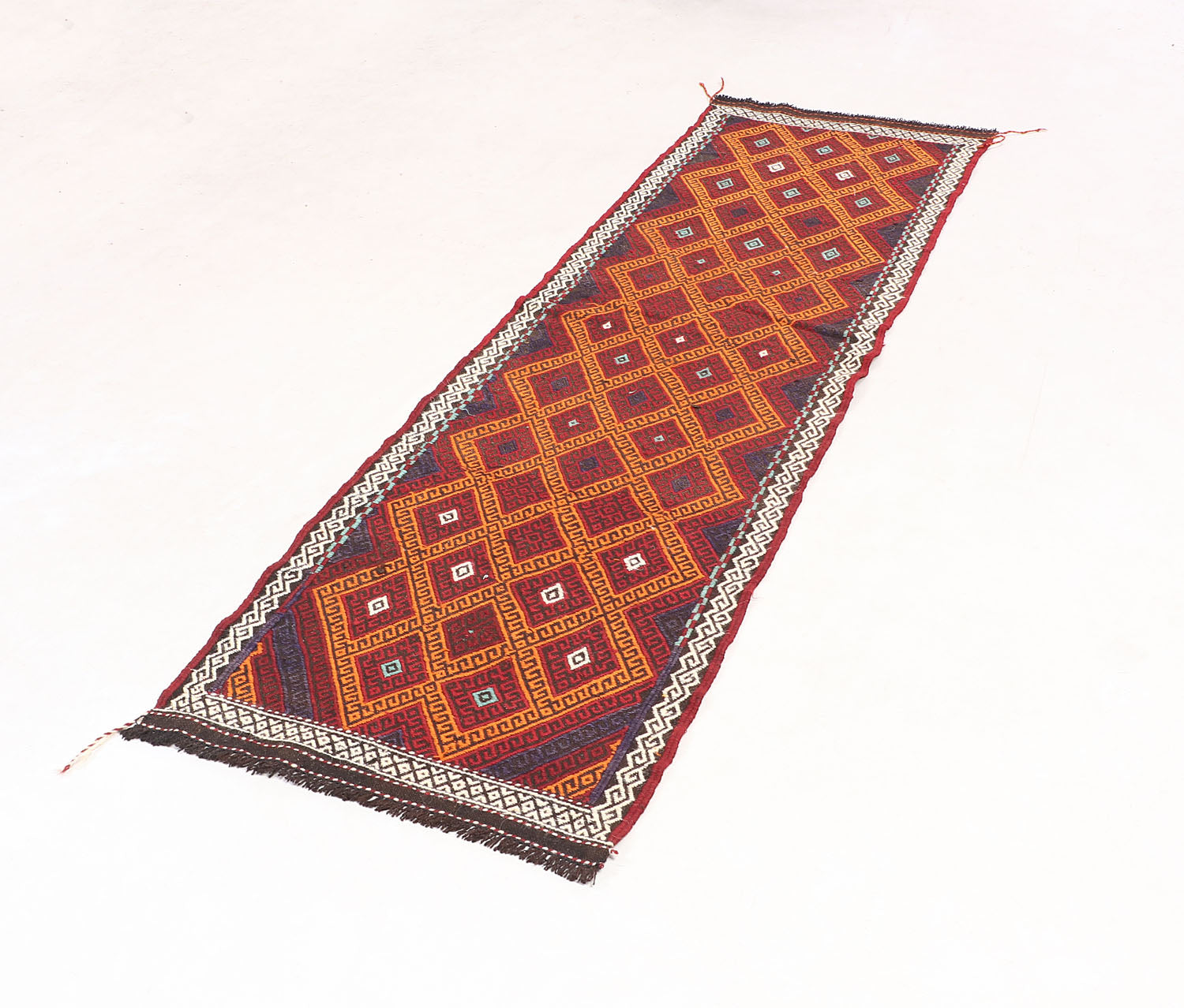 Multy Handmade Suzani Kilim Rug Runner