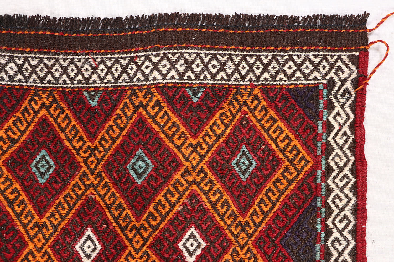 Multy Handmade Suzani Kilim Rug Runner