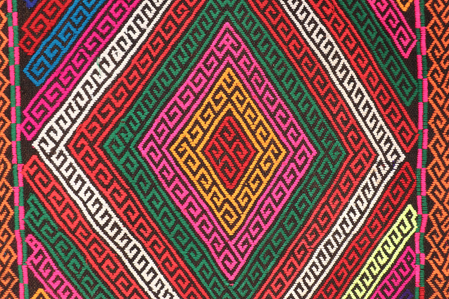 Multy Handmade Suzani Kilim Rug Runner