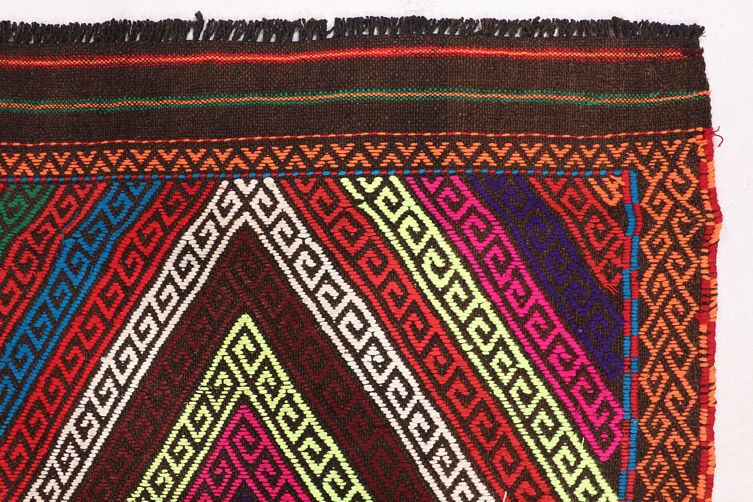 Multy Handmade Suzani Kilim Rug Runner