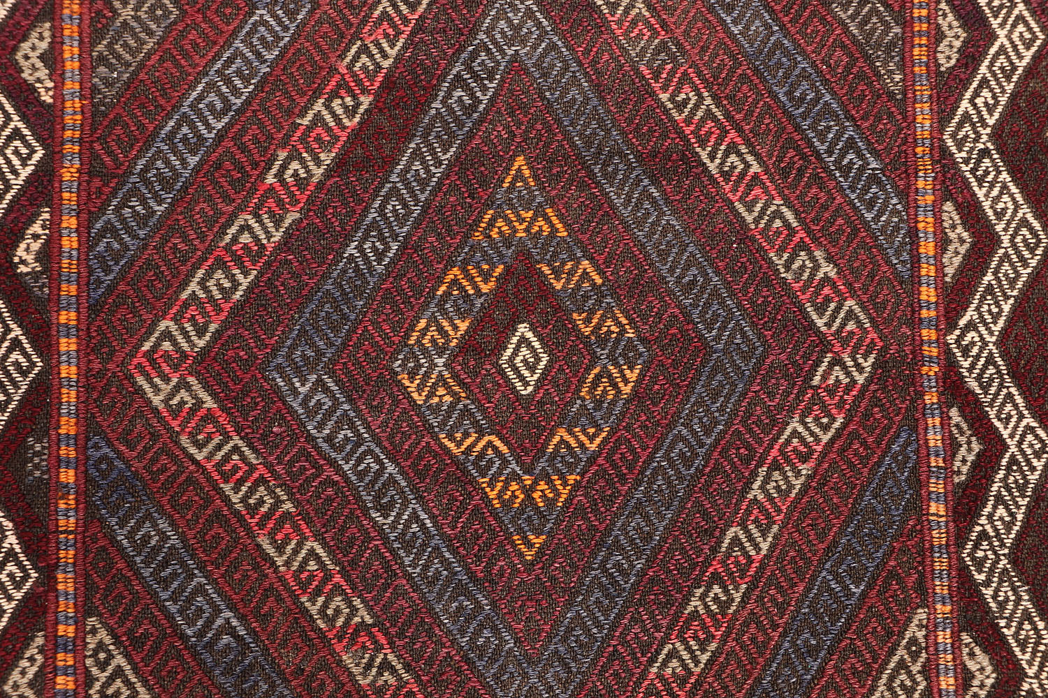 2' 6" X 7' 6"  Multy Handmade Suzani Kilim Rug Runner