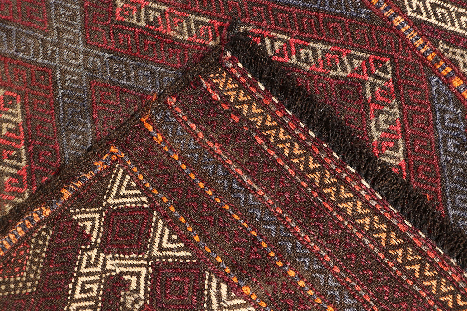 2' 6" X 7' 6"  Multy Handmade Suzani Kilim Rug Runner