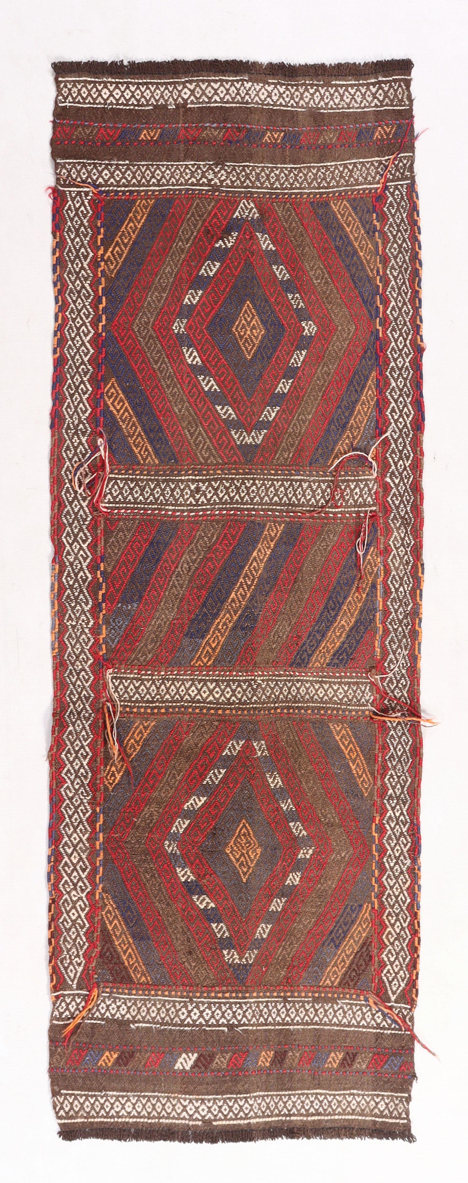 2' 6" x 6'  Multy Handmade Suzani Kilim Rug Runner