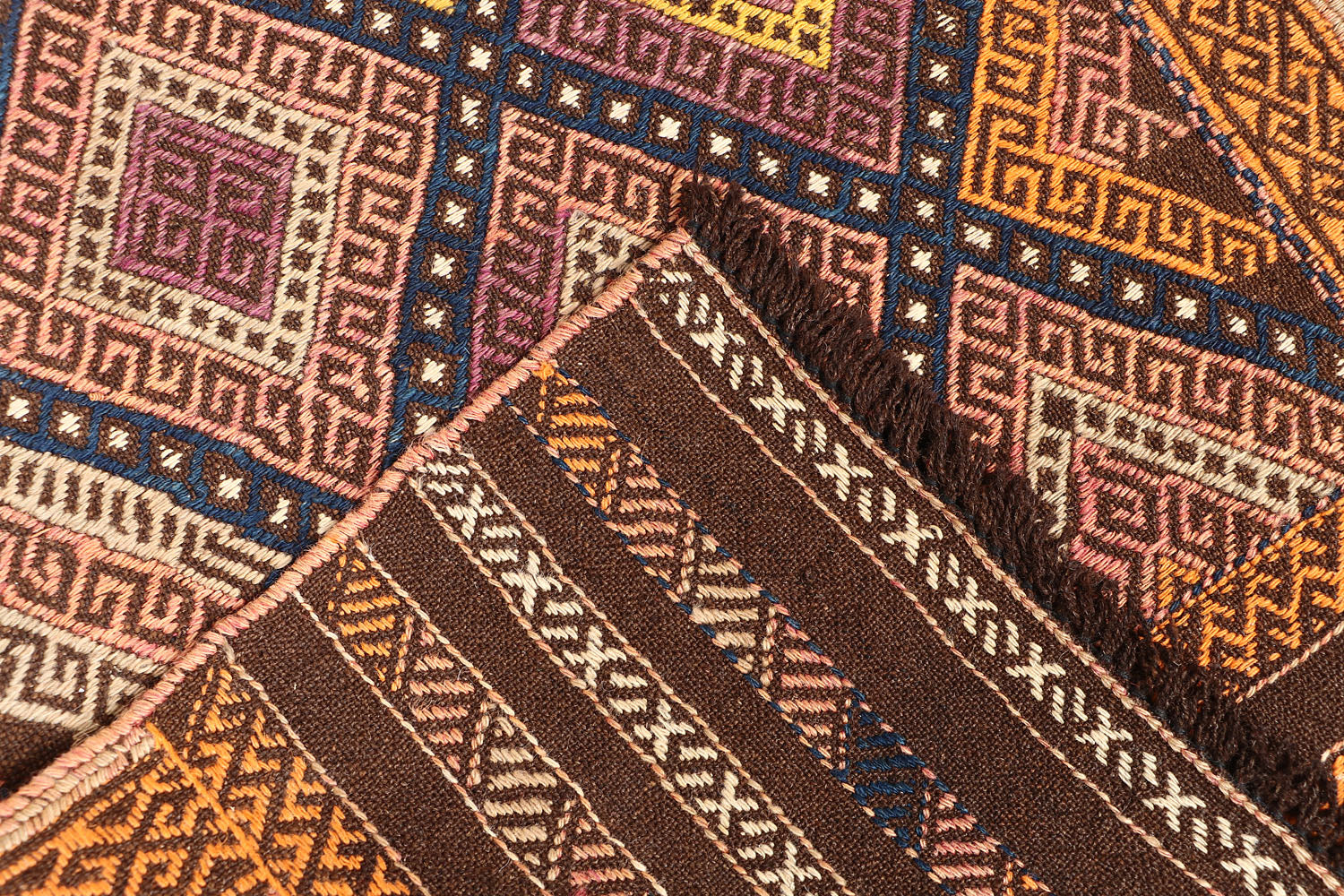 Multy Handmade Suzani Kilim Rug Runner