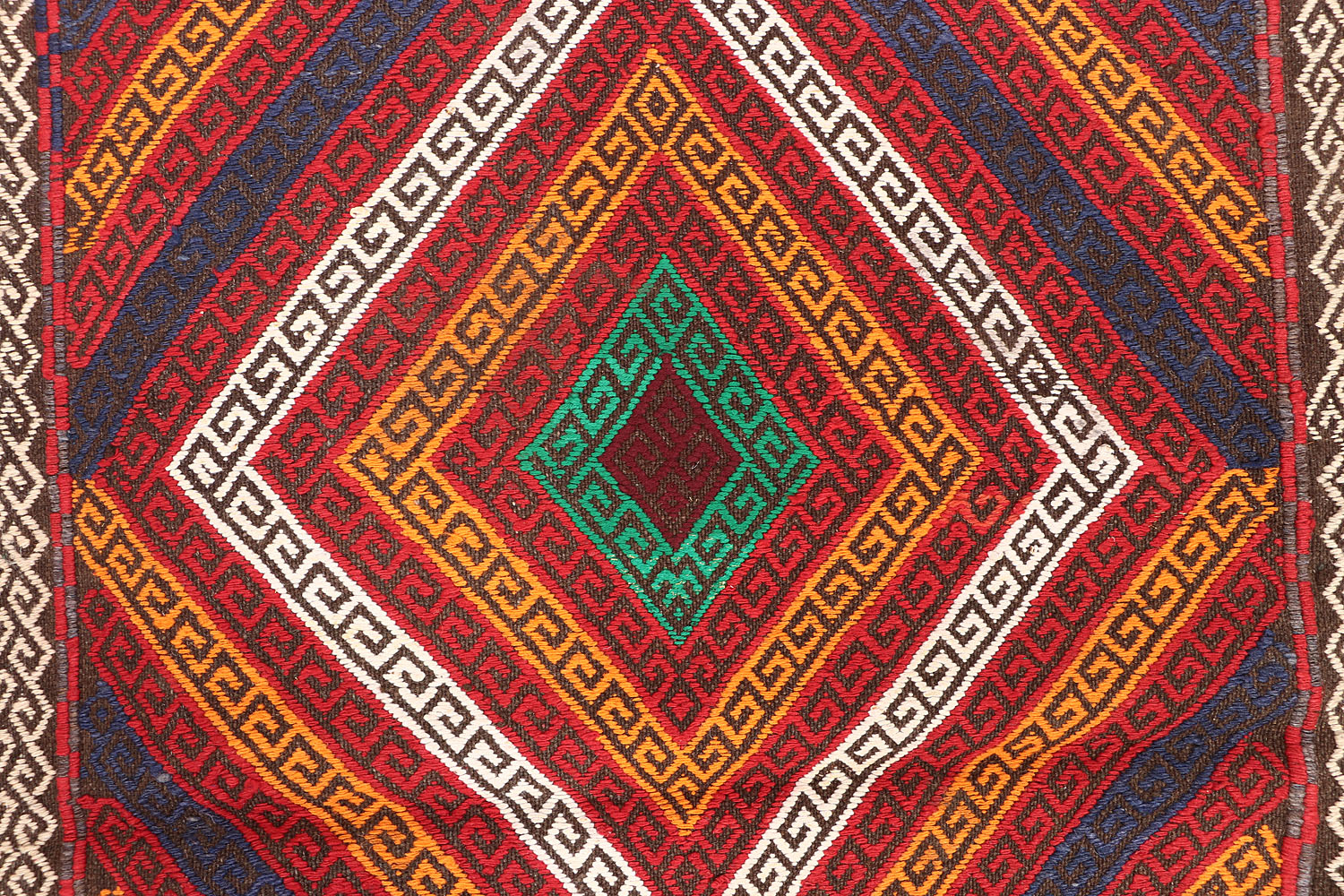 2' 6" X 7' 6"  Multy Handmade Suzani Kilim Rug Runner