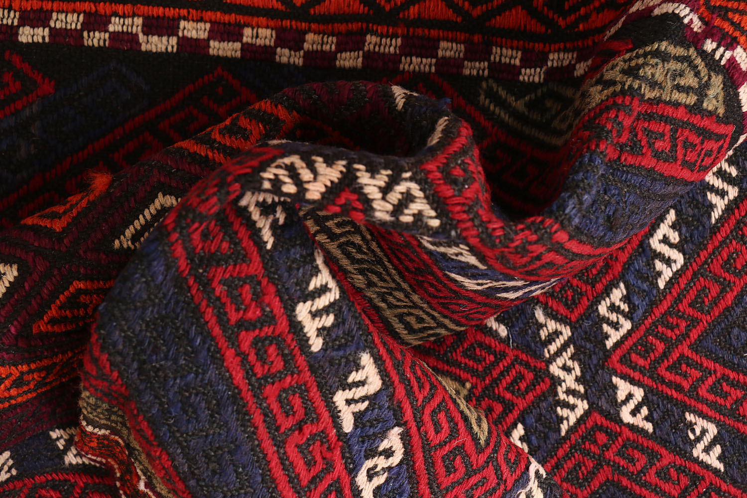 2' 6" X 7' 6"  Multy Handmade Suzani Kilim Rug Runner