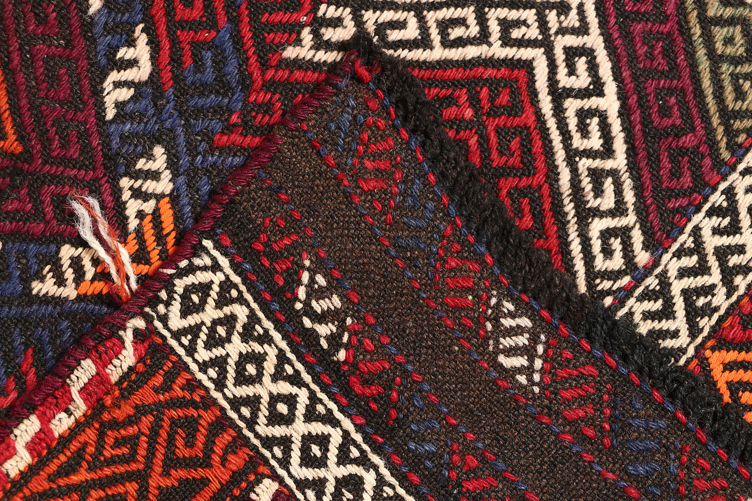2' 6" X 7' 6"  Multy Handmade Suzani Kilim Rug Runner