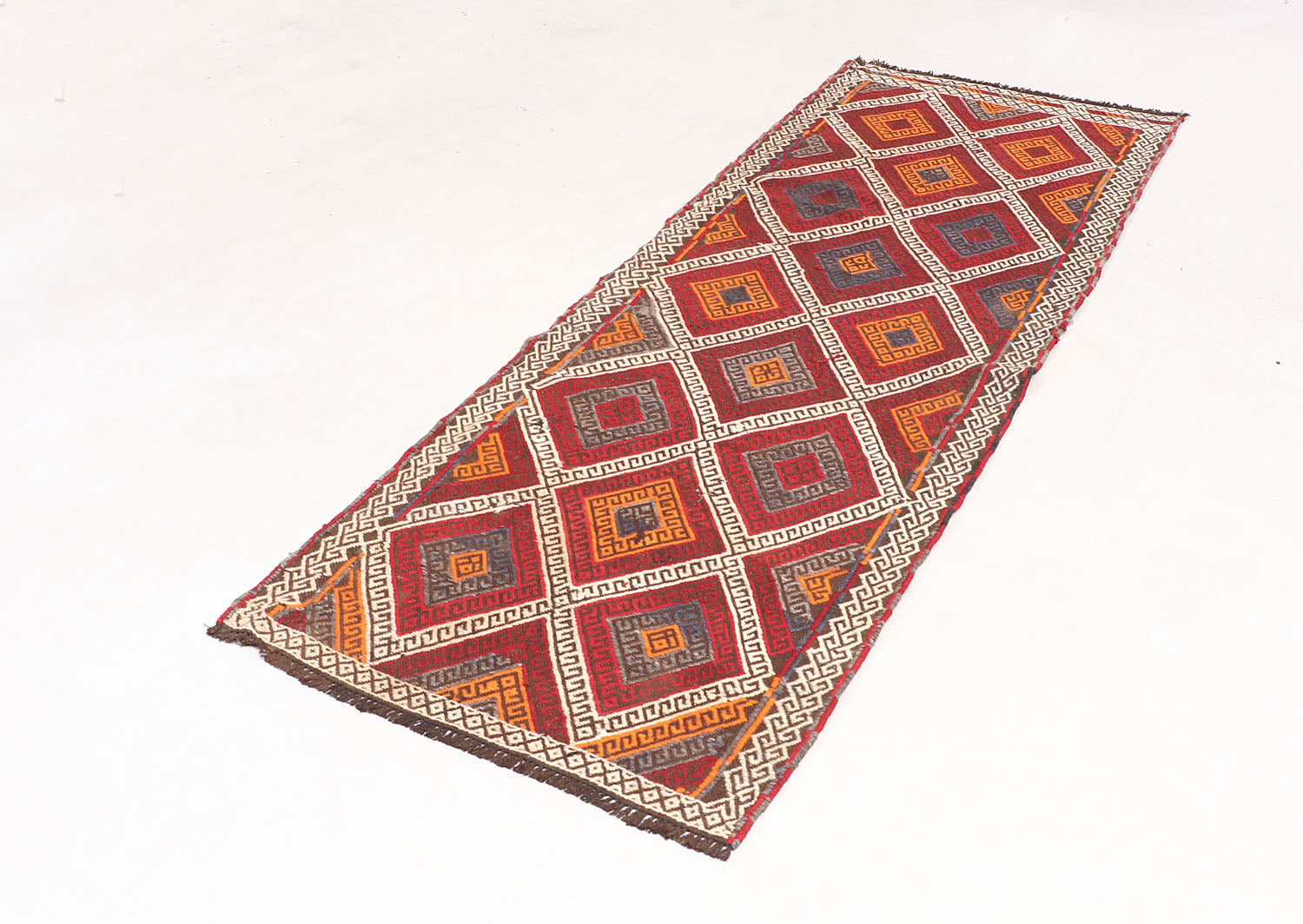 2' 6" X 7' 6"  Multy Handmade Suzani Kilim Rug Runner