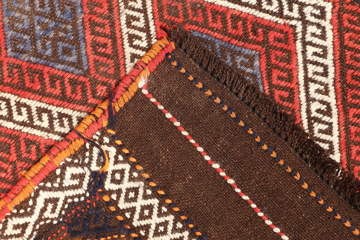 2' 6" x 8'  Multy Handmade Suzani Kilim Rug Runner