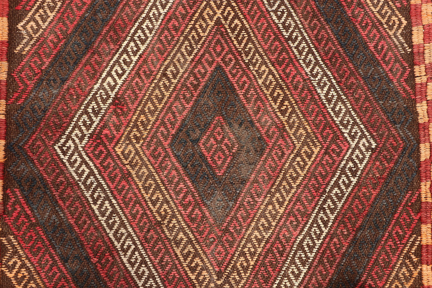 2' 6" x 8'  Multy Handmade Suzani Kilim Rug Runner