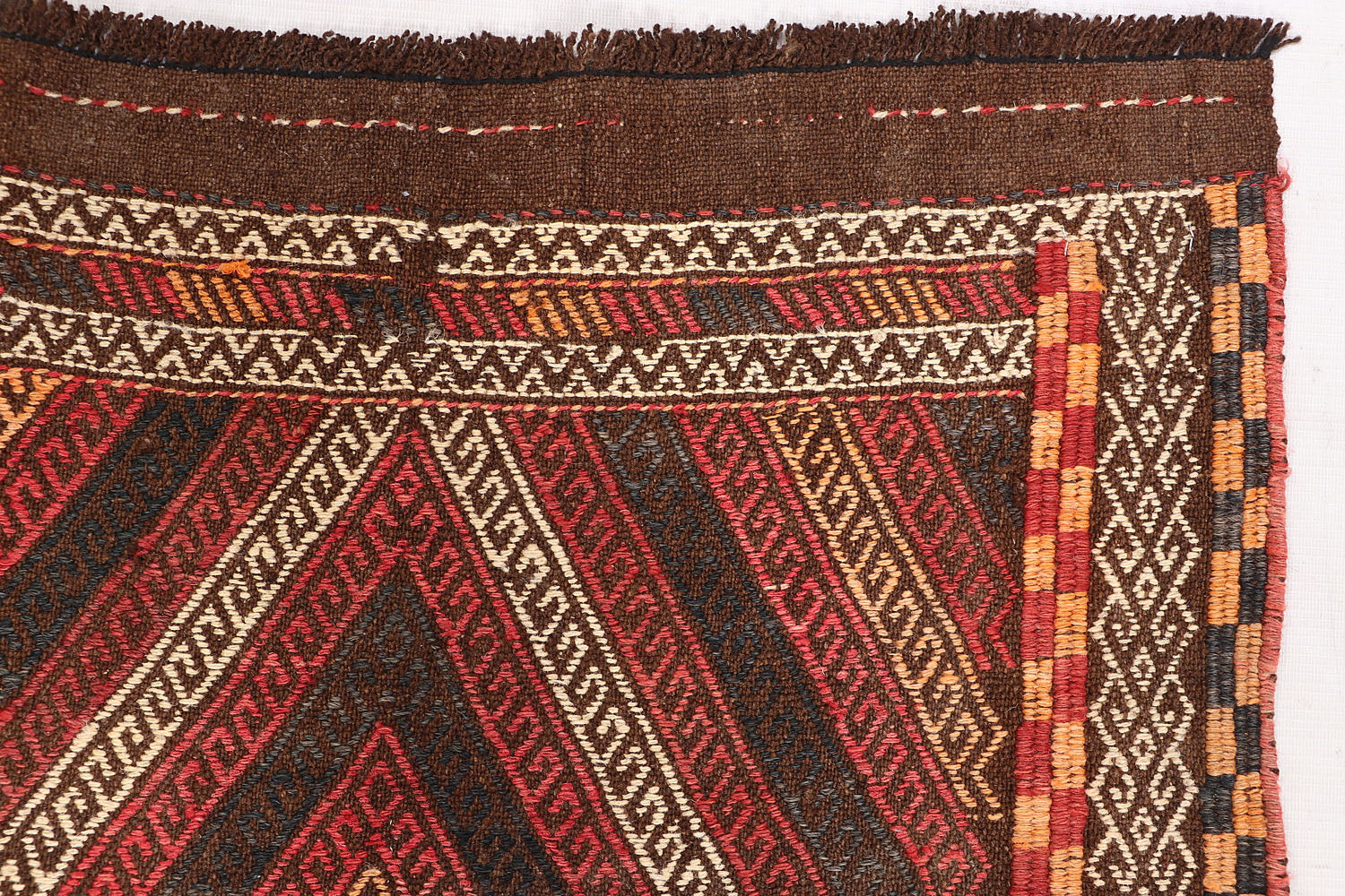 2' 6" x 8'  Multy Handmade Suzani Kilim Rug Runner