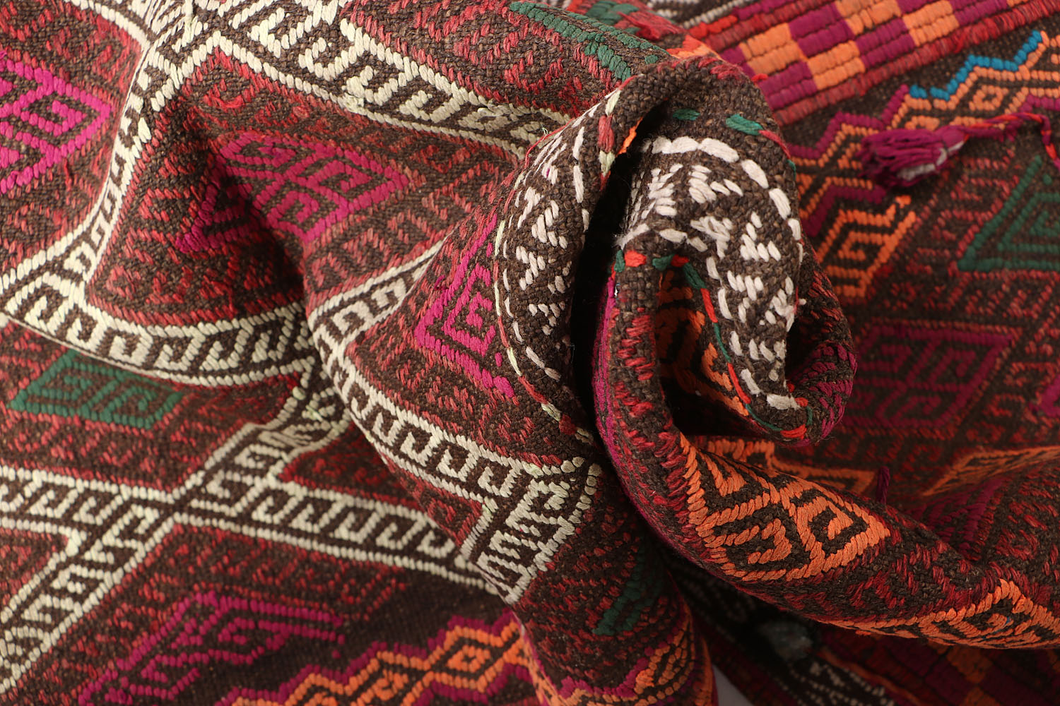Multy Handmade Suzani Kilim Rug Runner