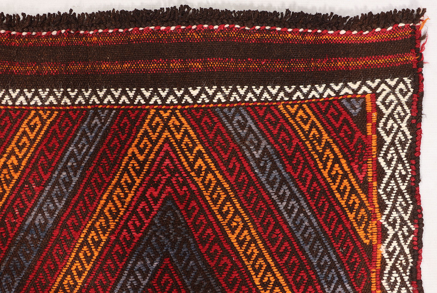 2' 6" x 8'  Multy Handmade Suzani Kilim Rug Runner